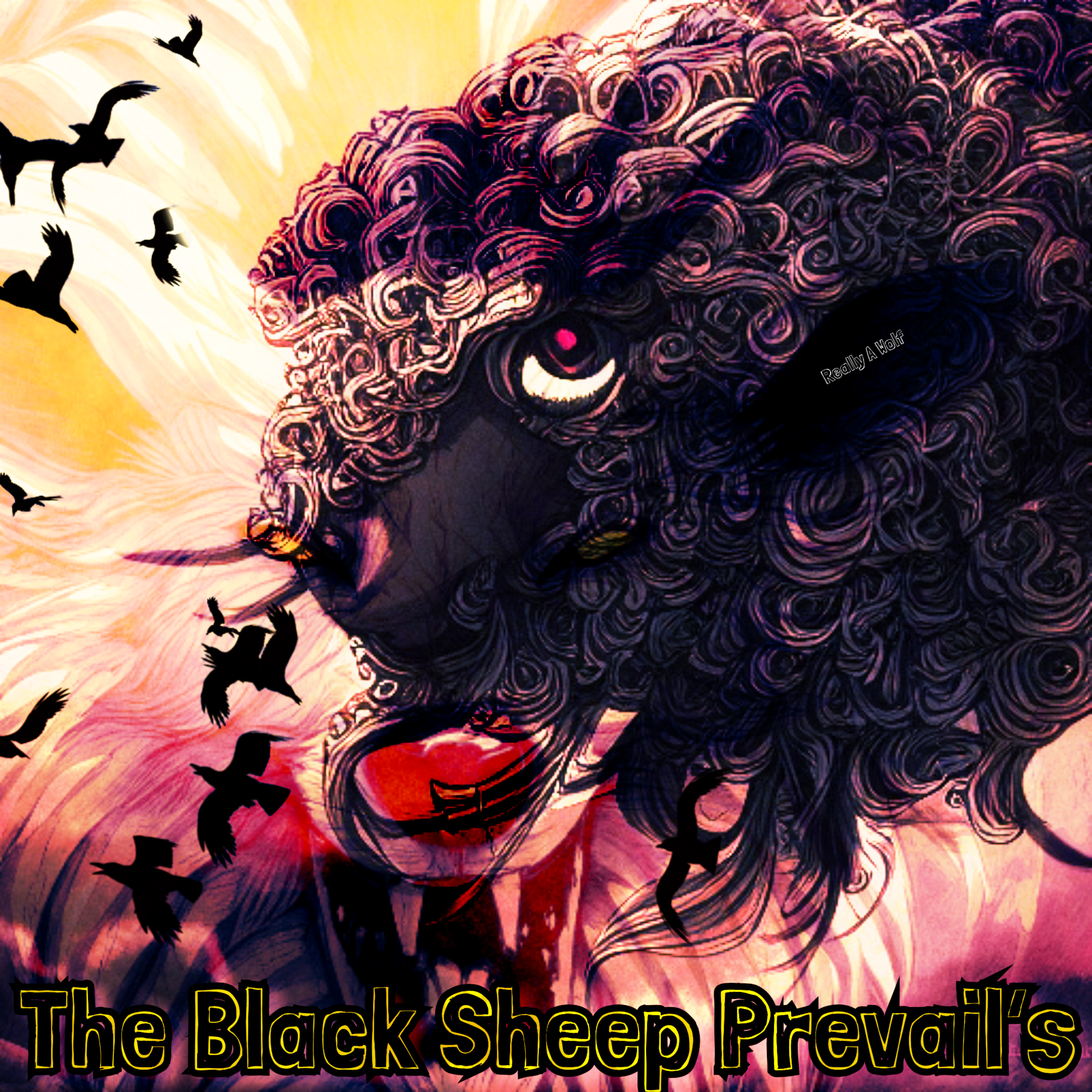 The Black Sheep Prevails - Really A Wolf artwork