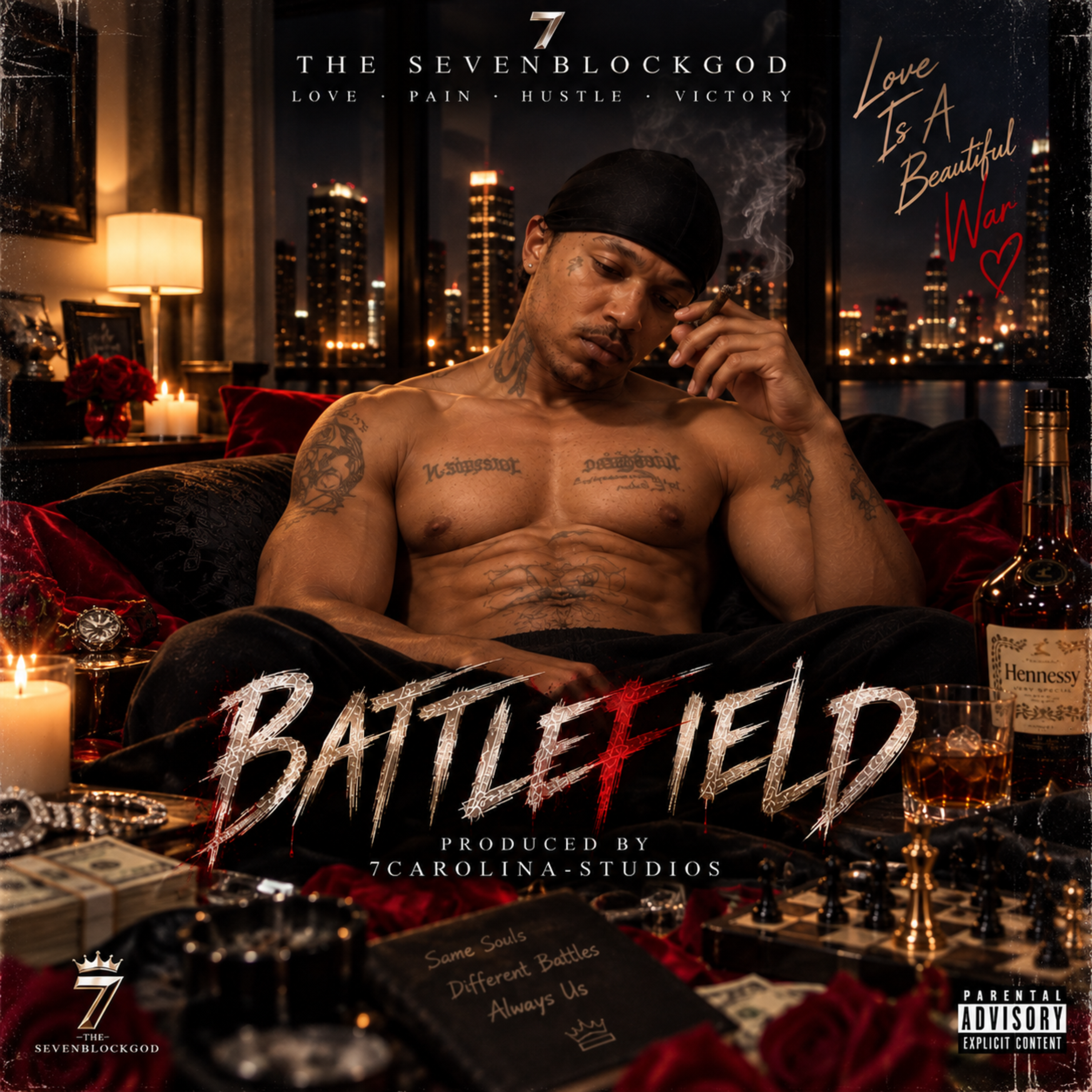 BATTLEFIELD. by 7 THE SEVENBLOCKGOD cover art