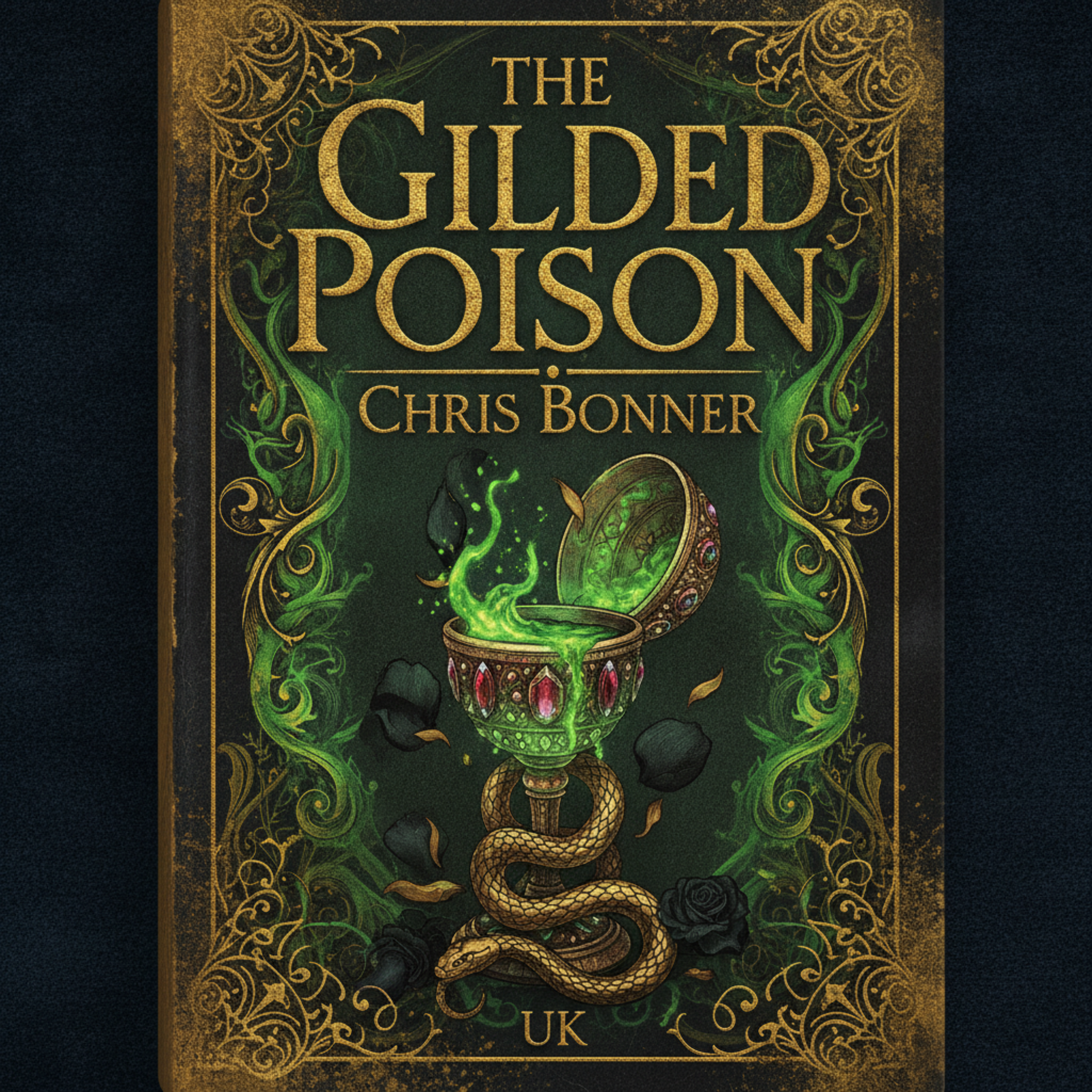 The Gilded Poison by Chris Bonner UK cover art