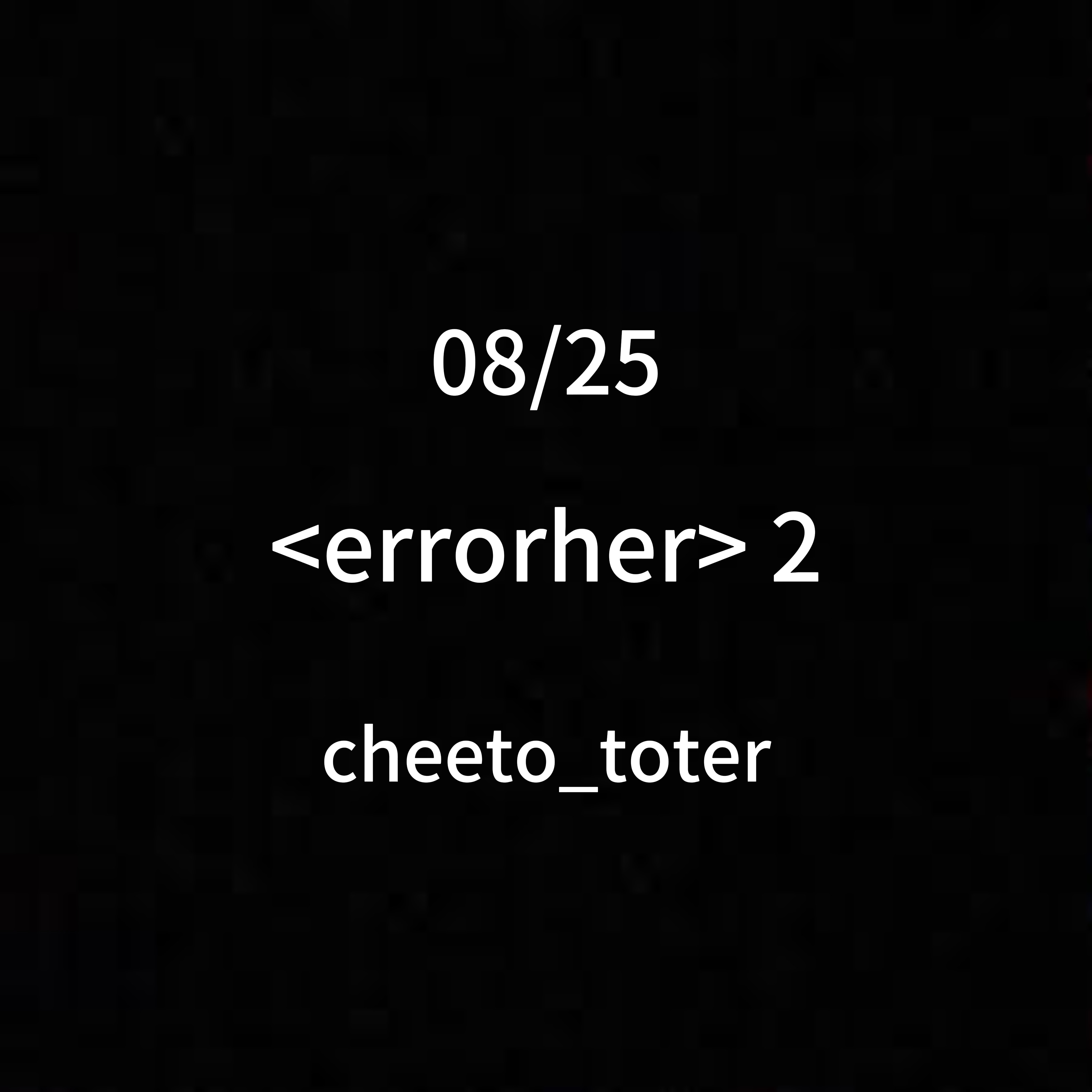 <errorher> 2 artwork