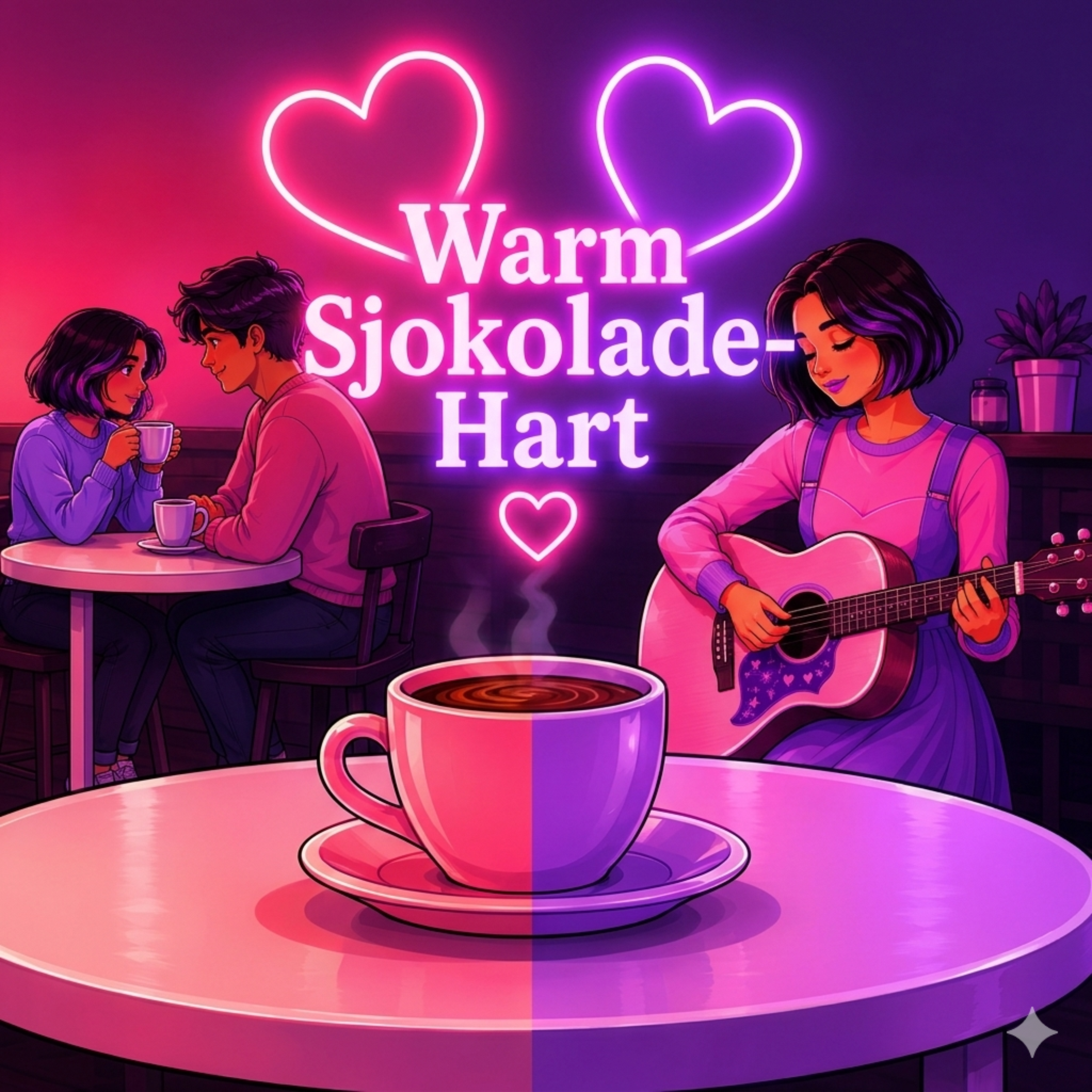 Warm Sjokolade-hart by glow flower cover art