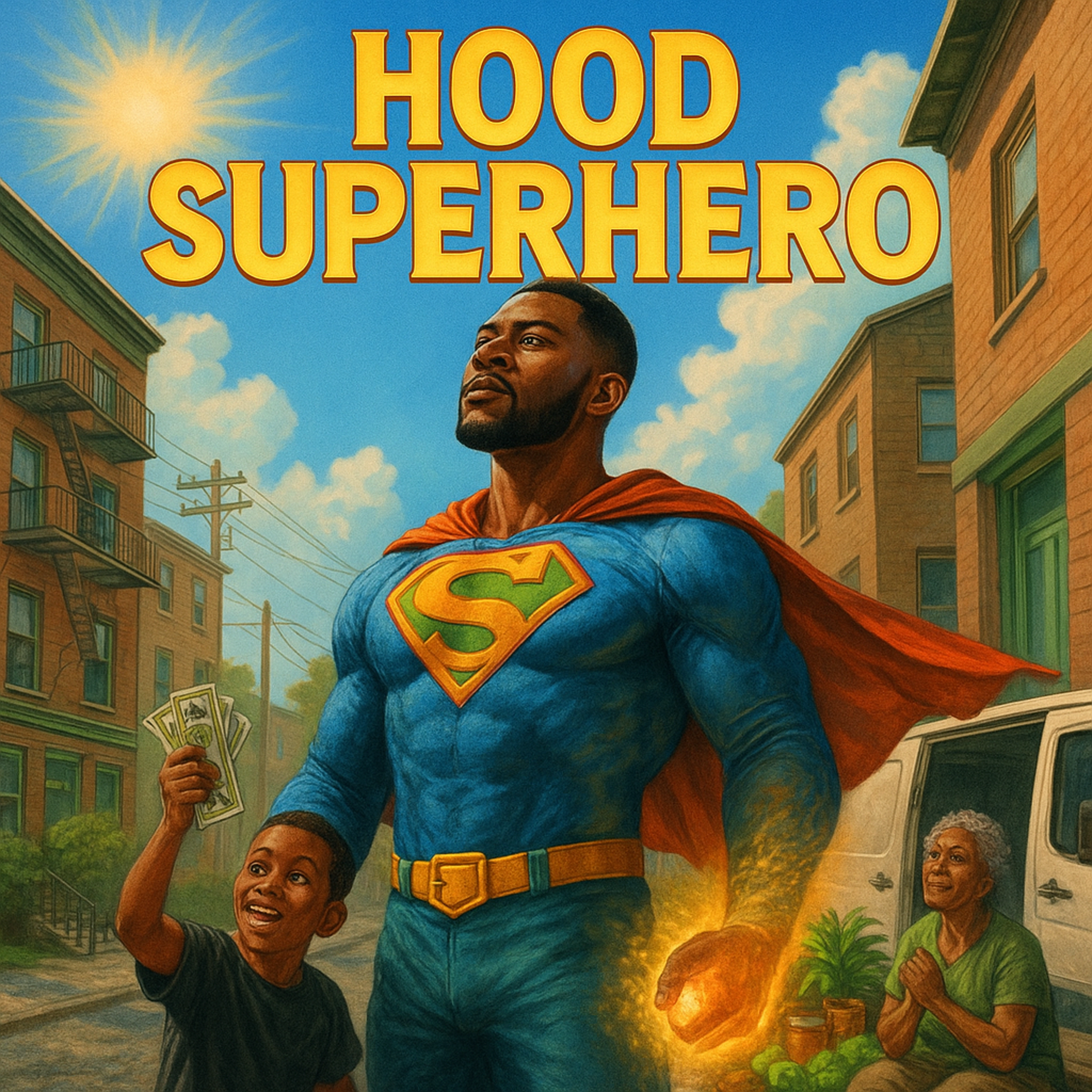 Hood Superhero artwork