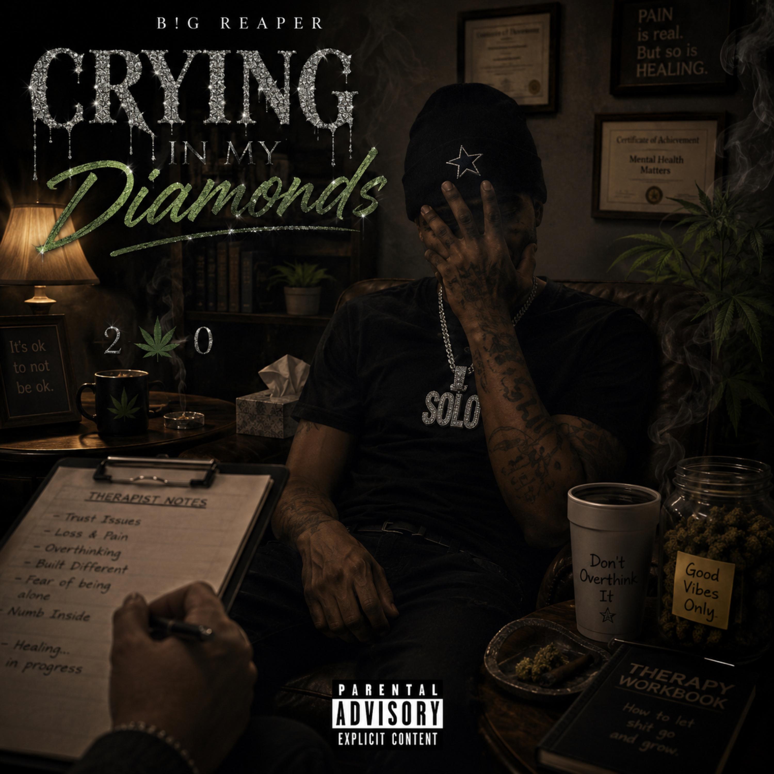 Crying In My Diamonds by B!G REAPER cover art