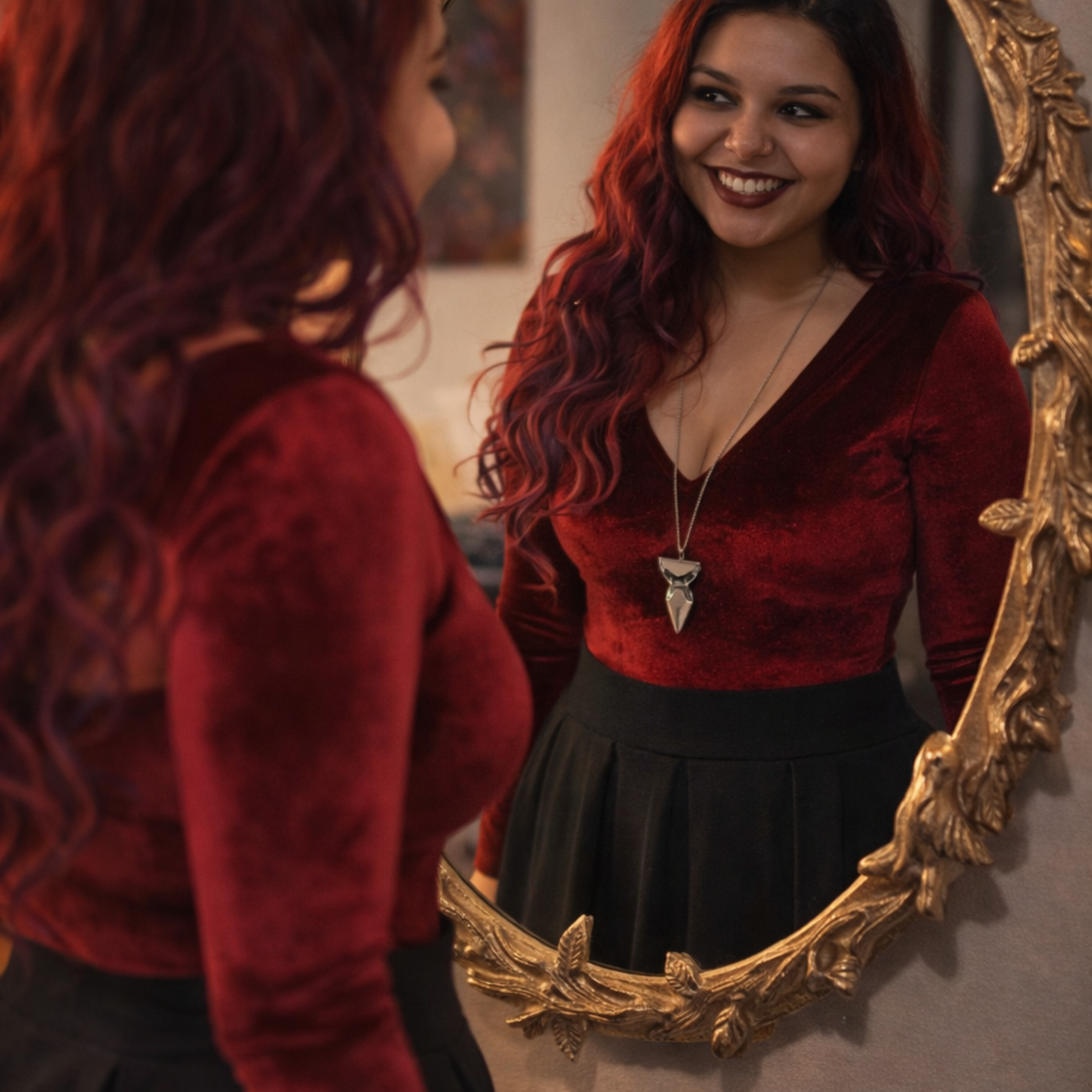 echoes in the mirror artwork