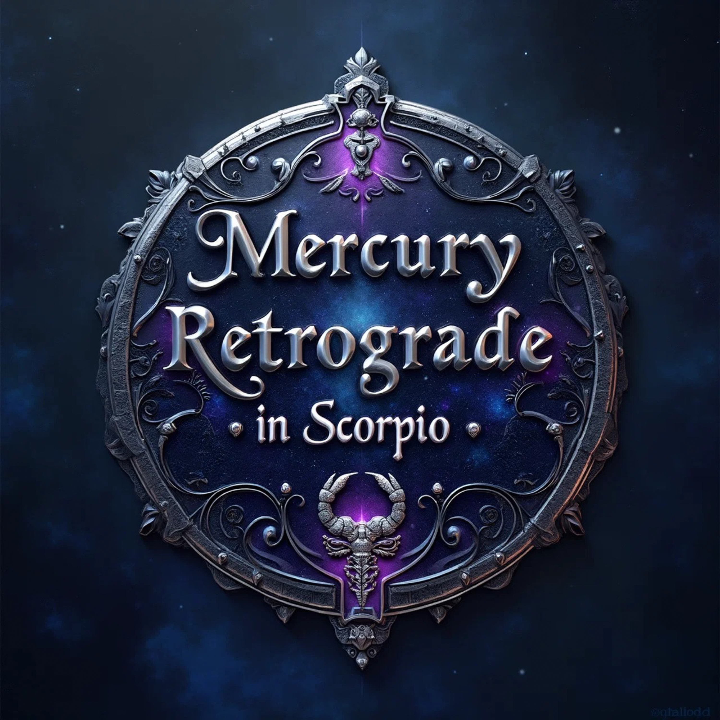 Mercury Retrograde En Scorpio artwork