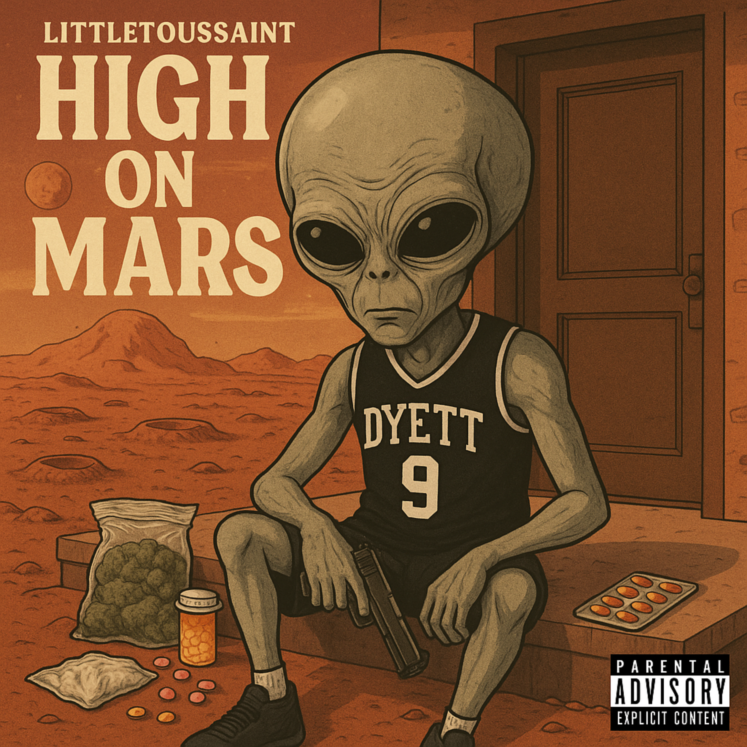 High On Mars artwork