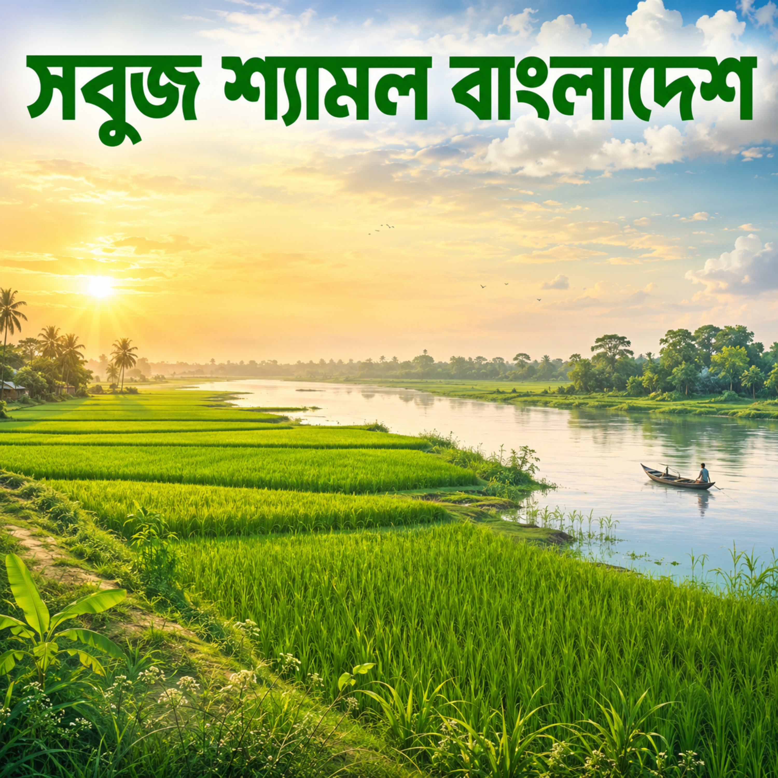 সবুজ শ্যামল বাংলাদেশ (Sobuj Shyamol Bangladesh) by Rabiul Karim cover art