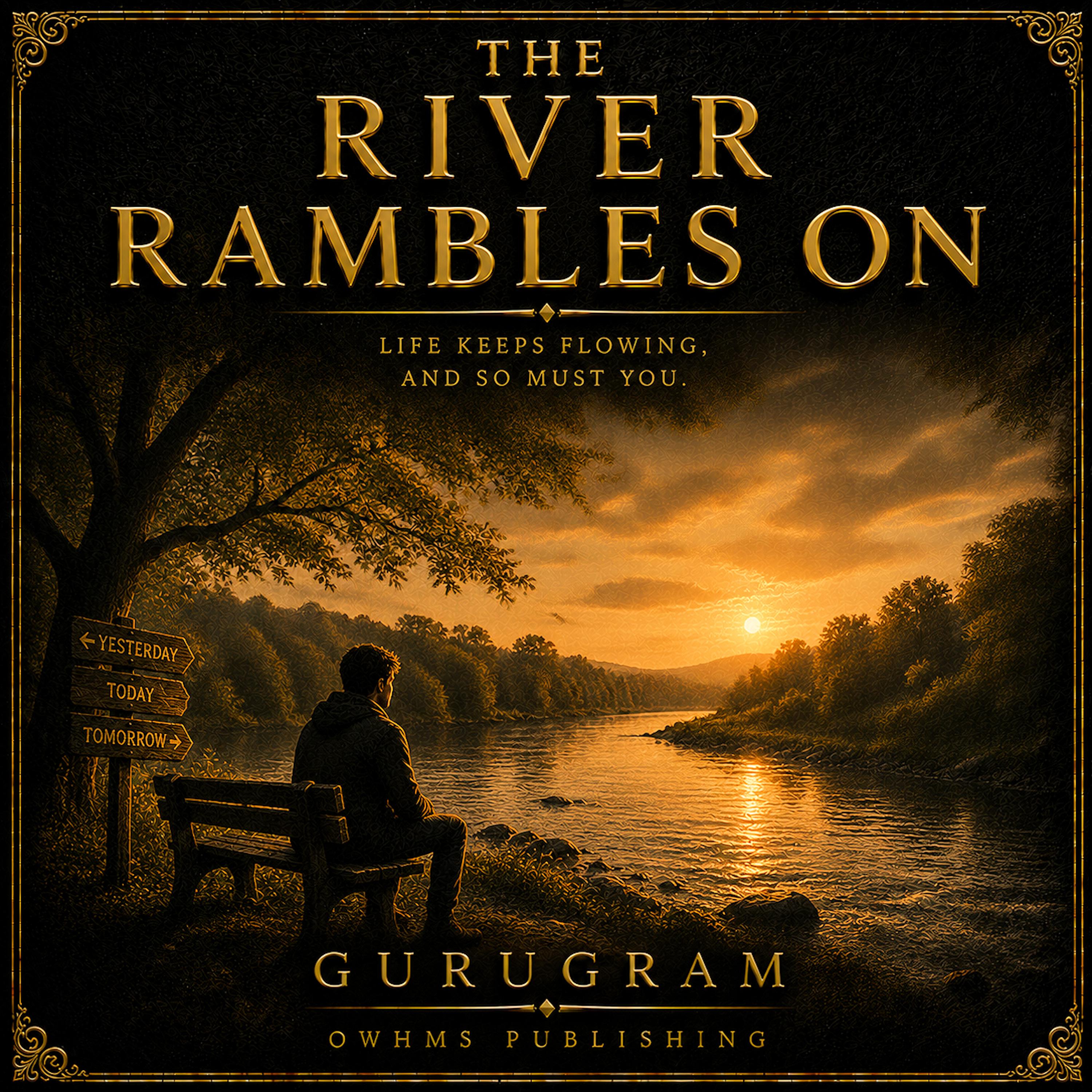 THE RIVER RAMBLES ON by GURUGRAM cover art