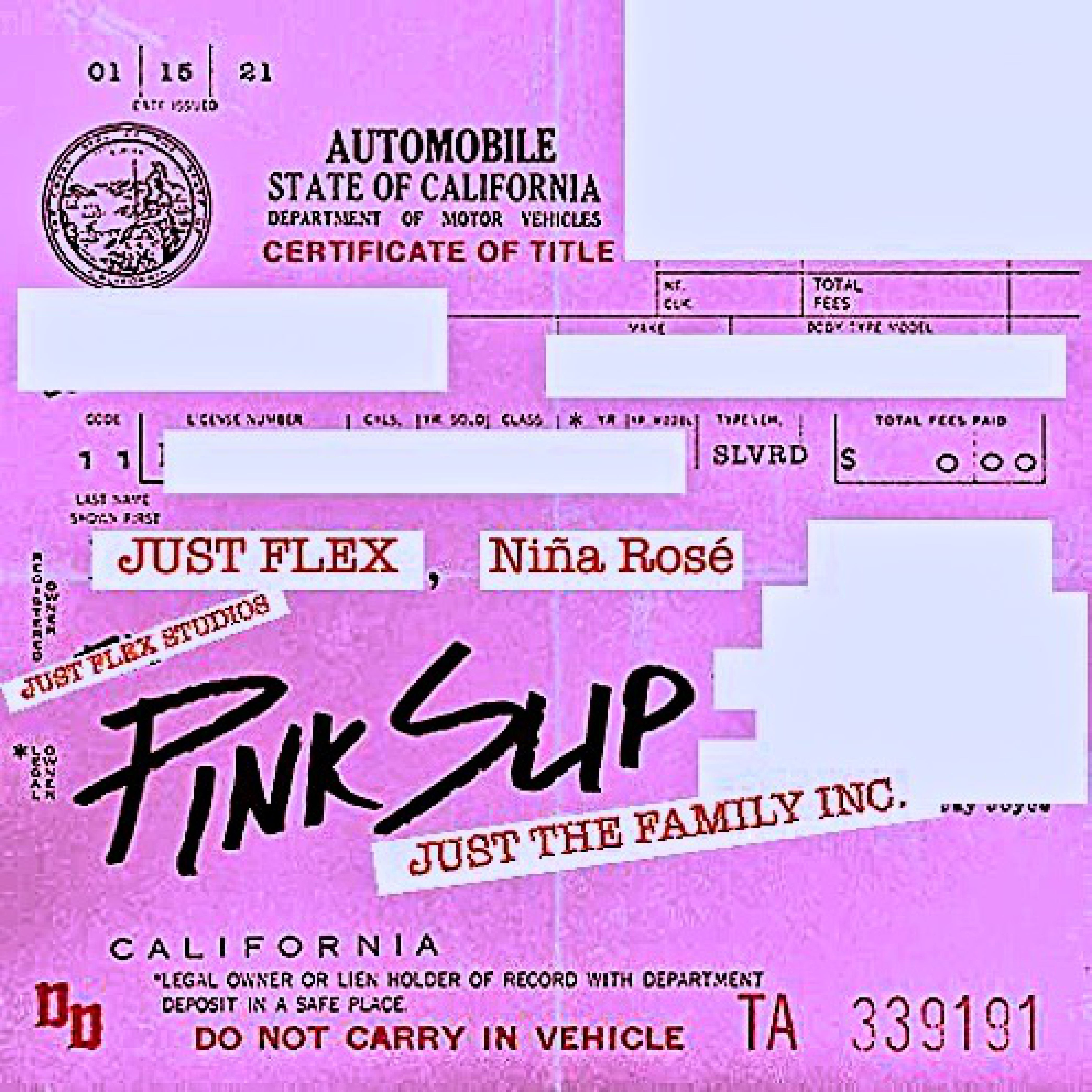 PINK SLIPS by Just FLEX cover art