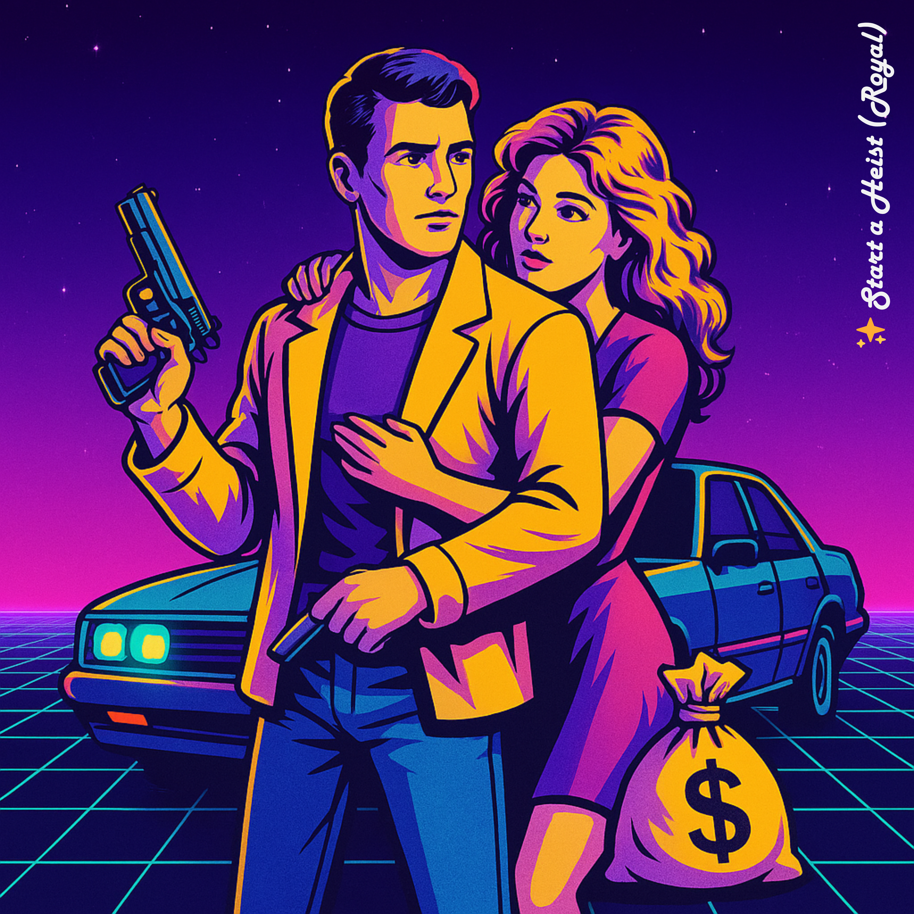 Start a Heist (Royal Flush) artwork