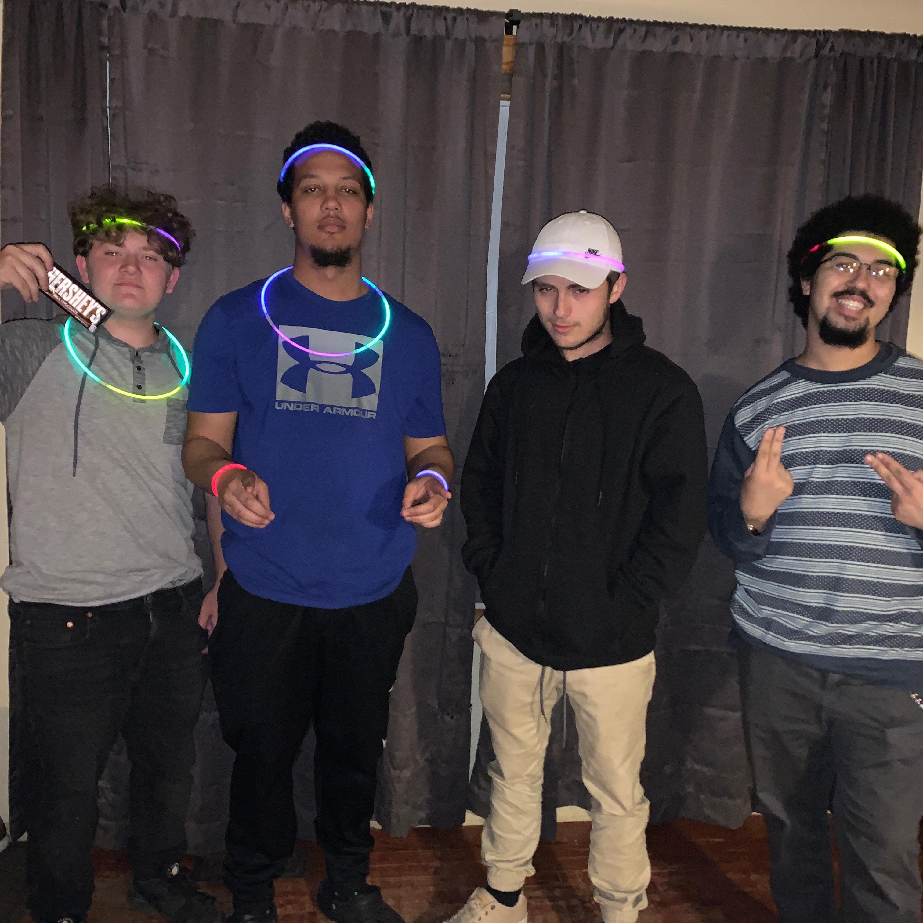 White Black Light T-Shirt artwork