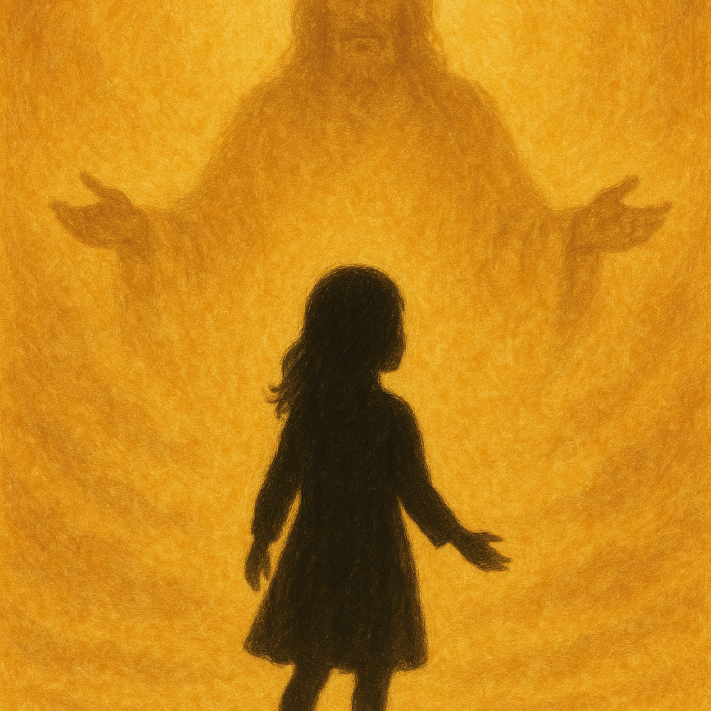 the child that spoke back to GOD artwork