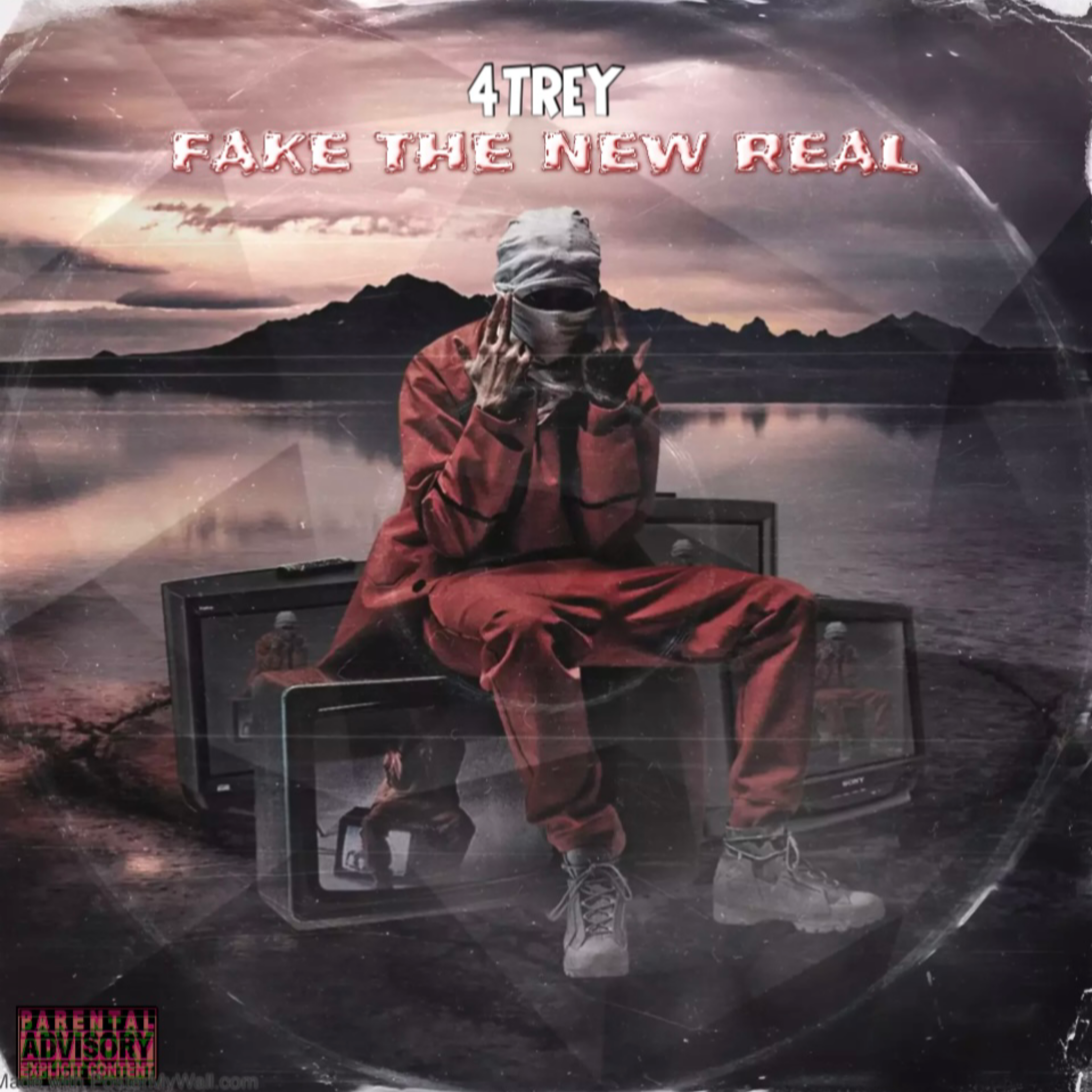 FAKE THE NEW REAL by 4Trey cover art