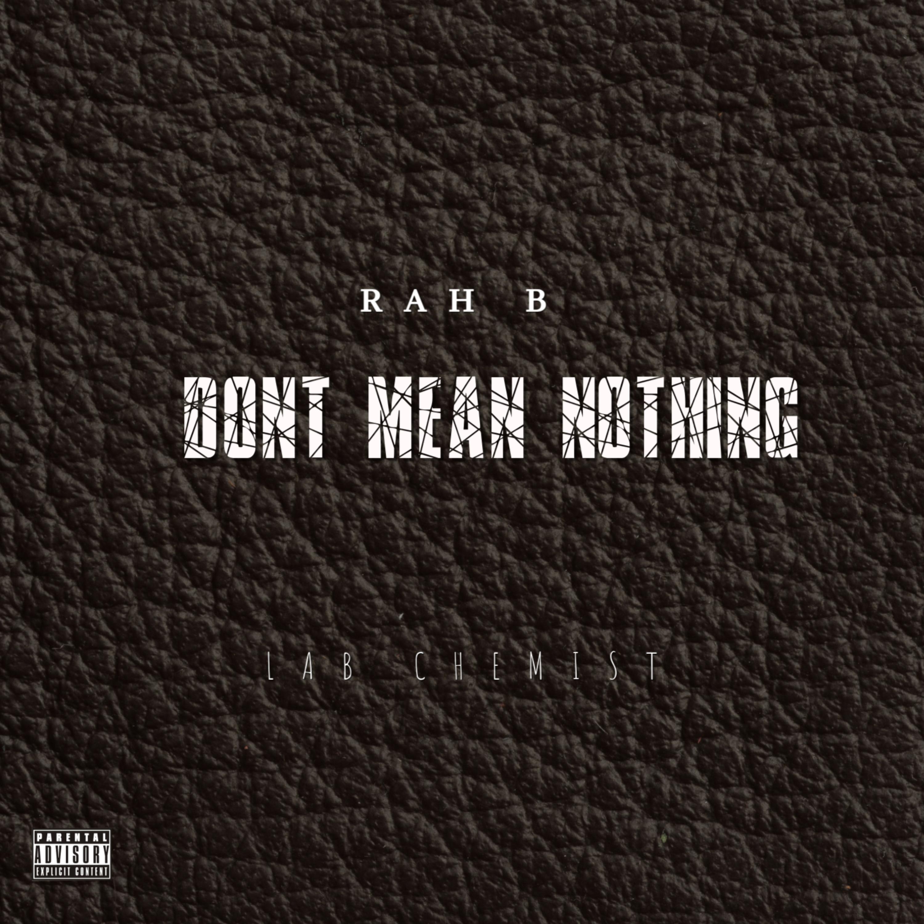 DONT MEAN NOTHING artwork