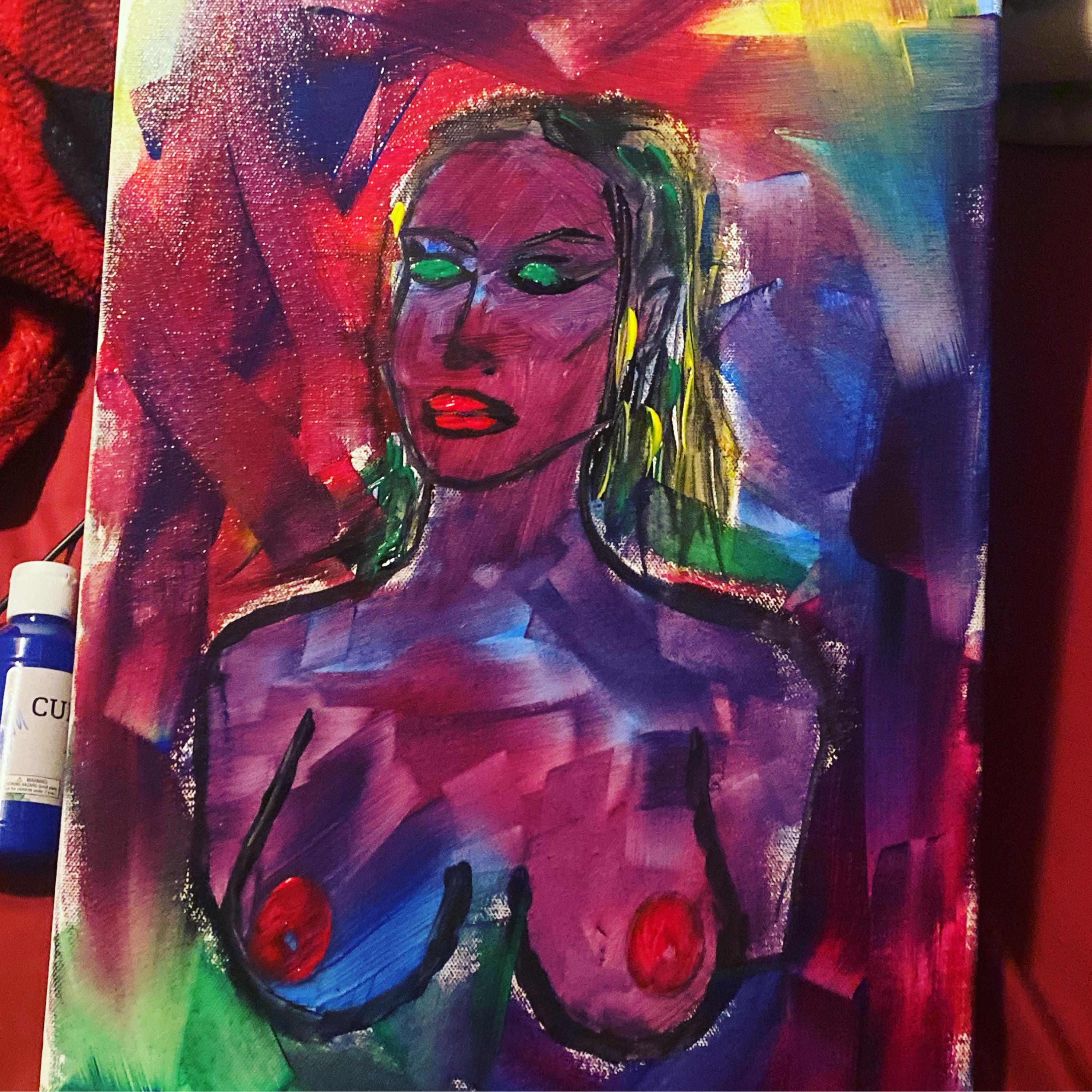 purple artwork