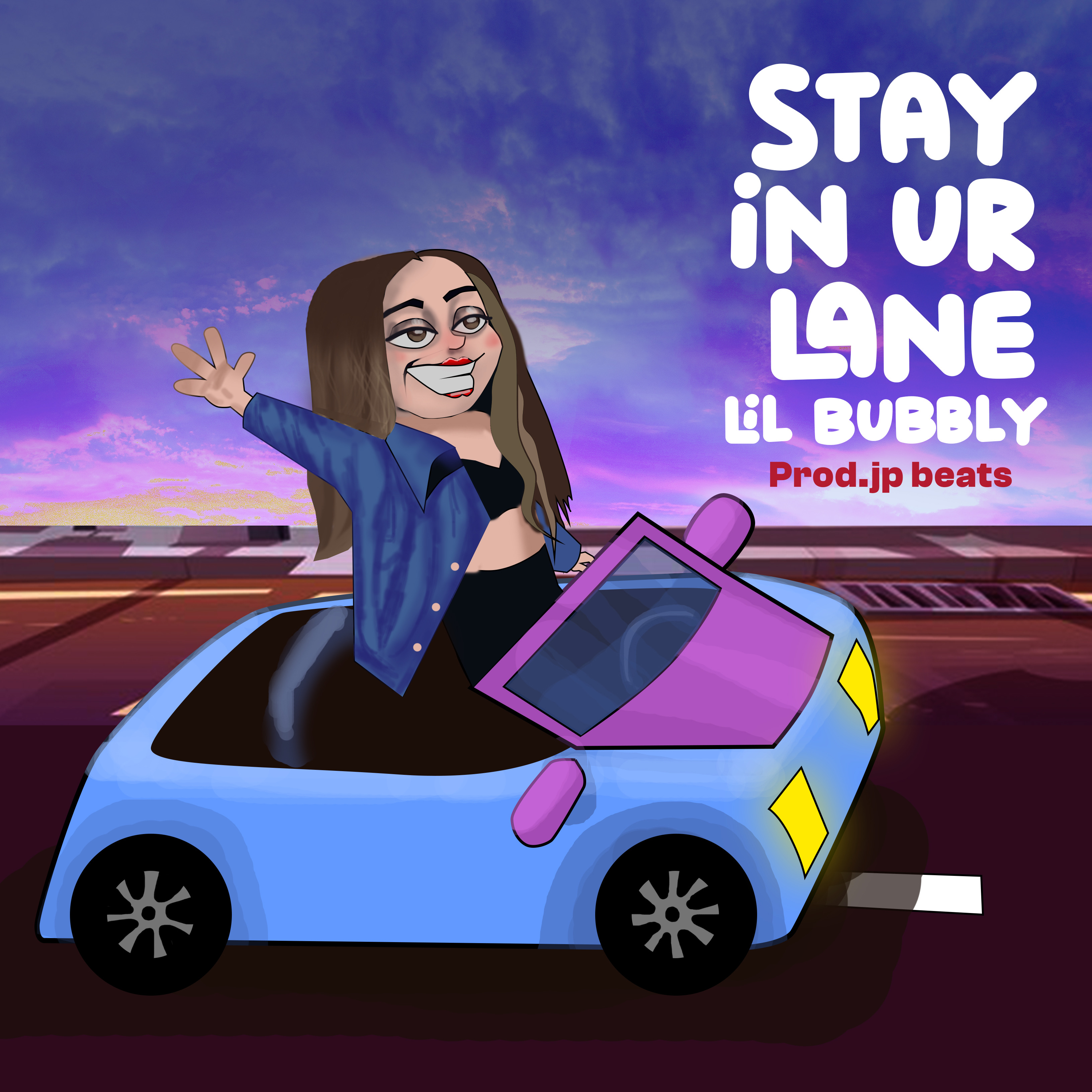 stay in ur lane artwork