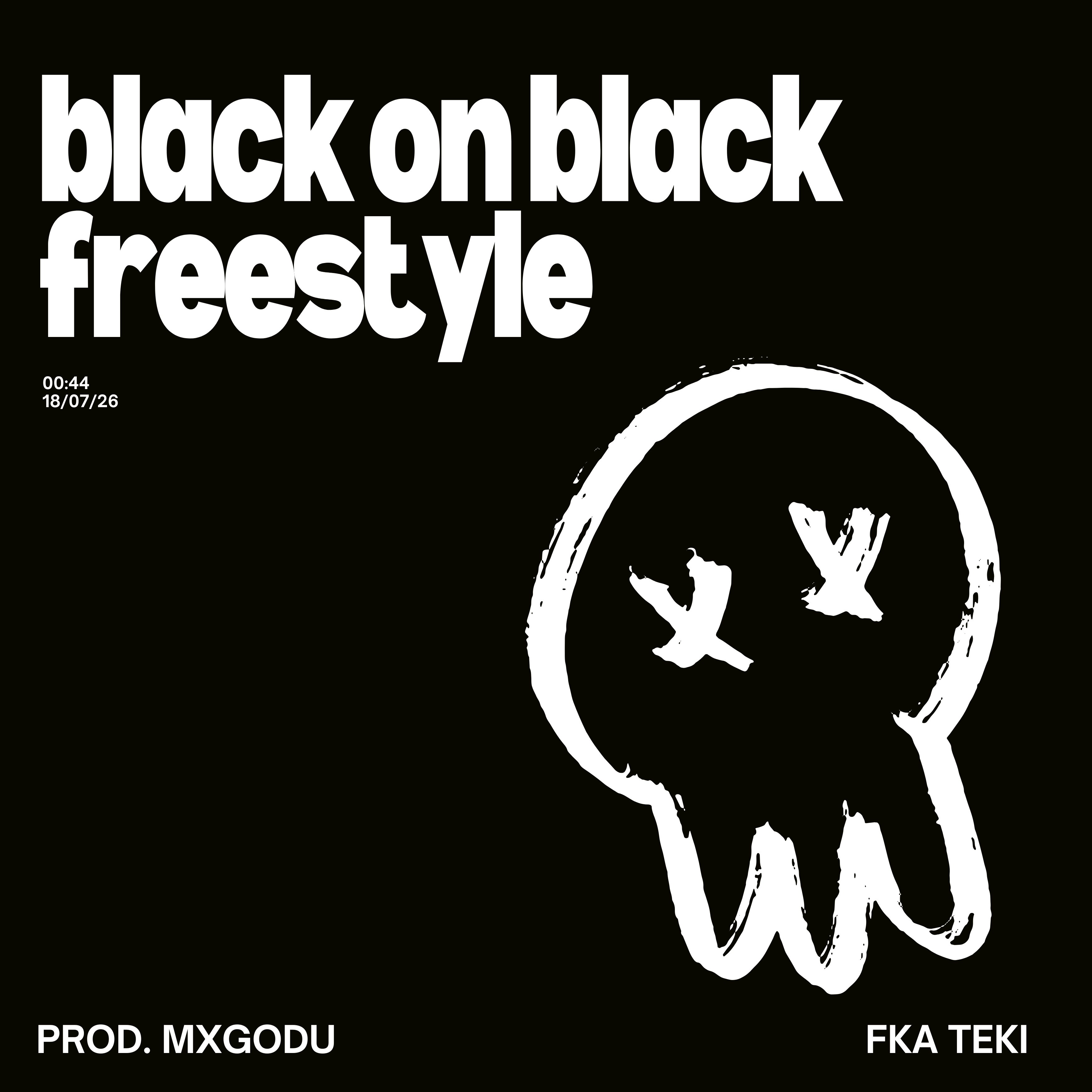 black on black freestyle by FKA TEKI cover art