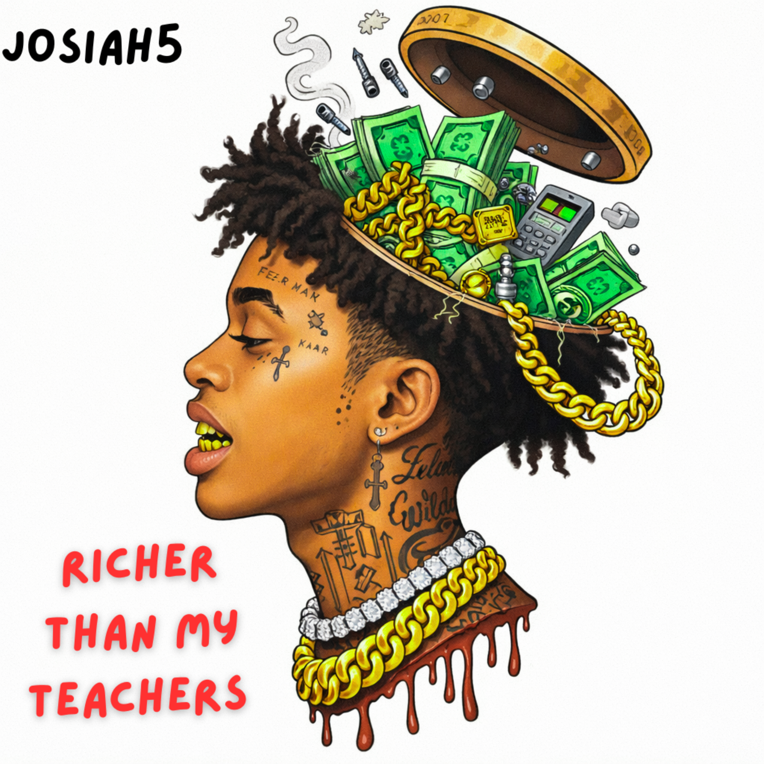 RICHER THAN MY TEACHERS artwork