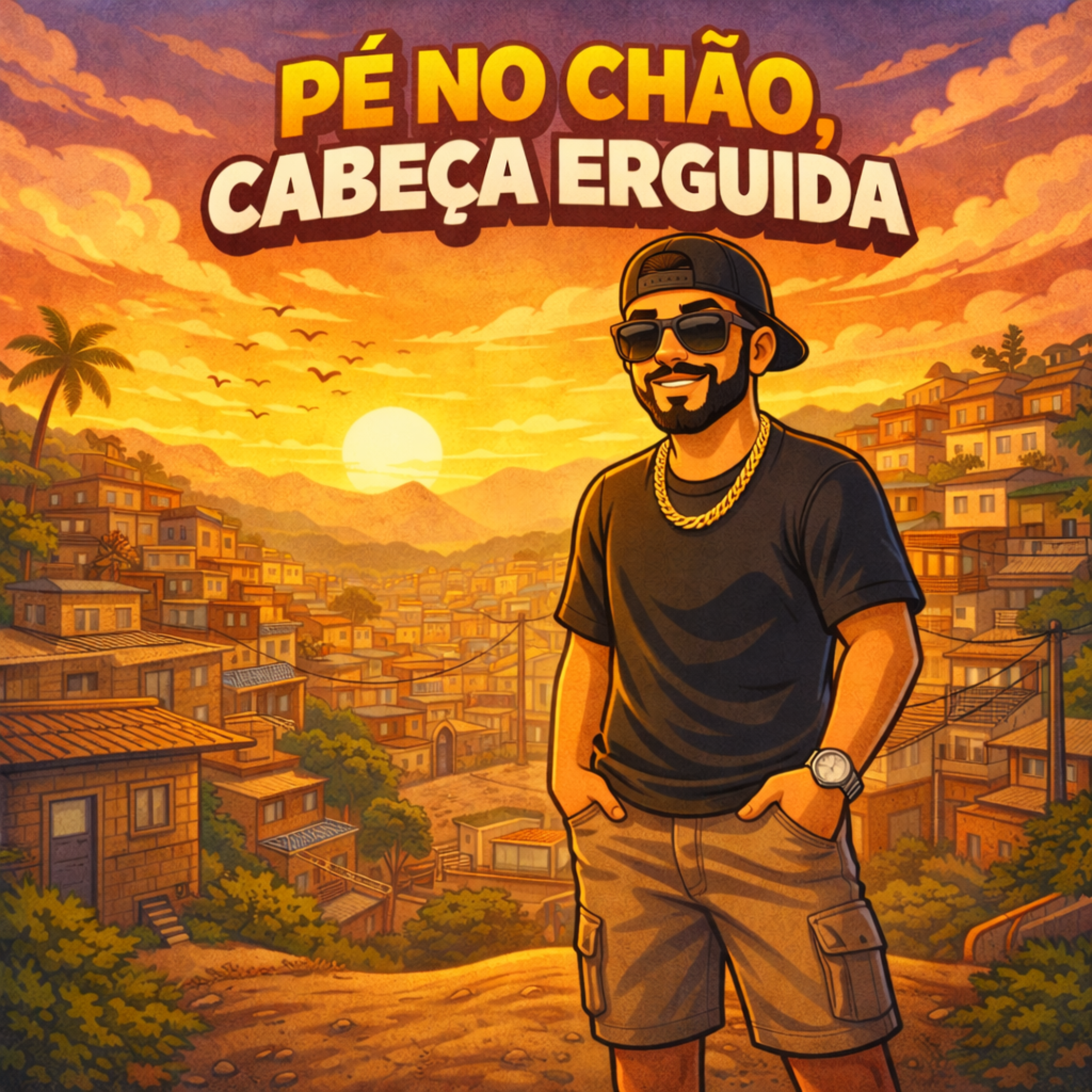 Pé no chão, cabeça erguida artwork