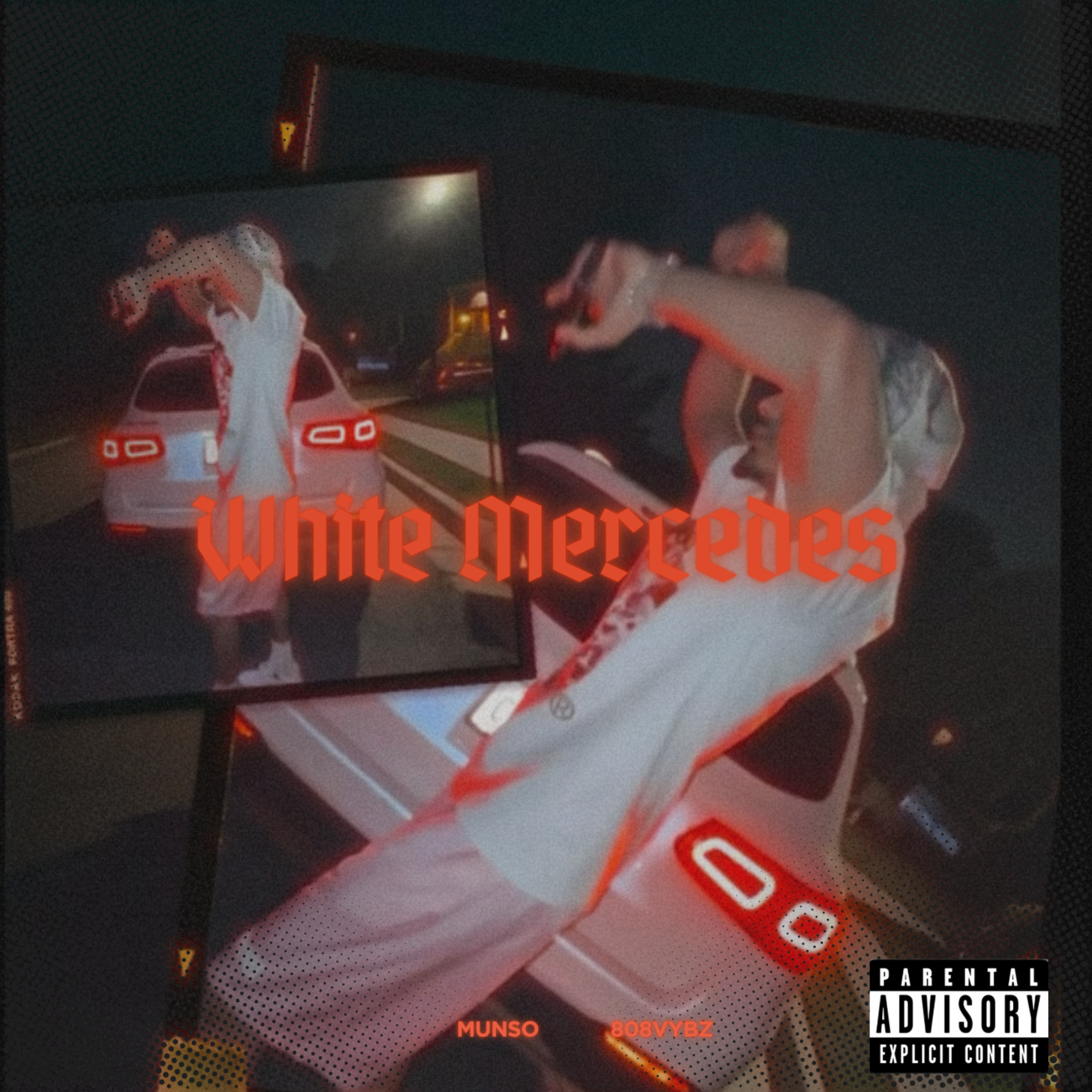 WHITE MERCEDES artwork