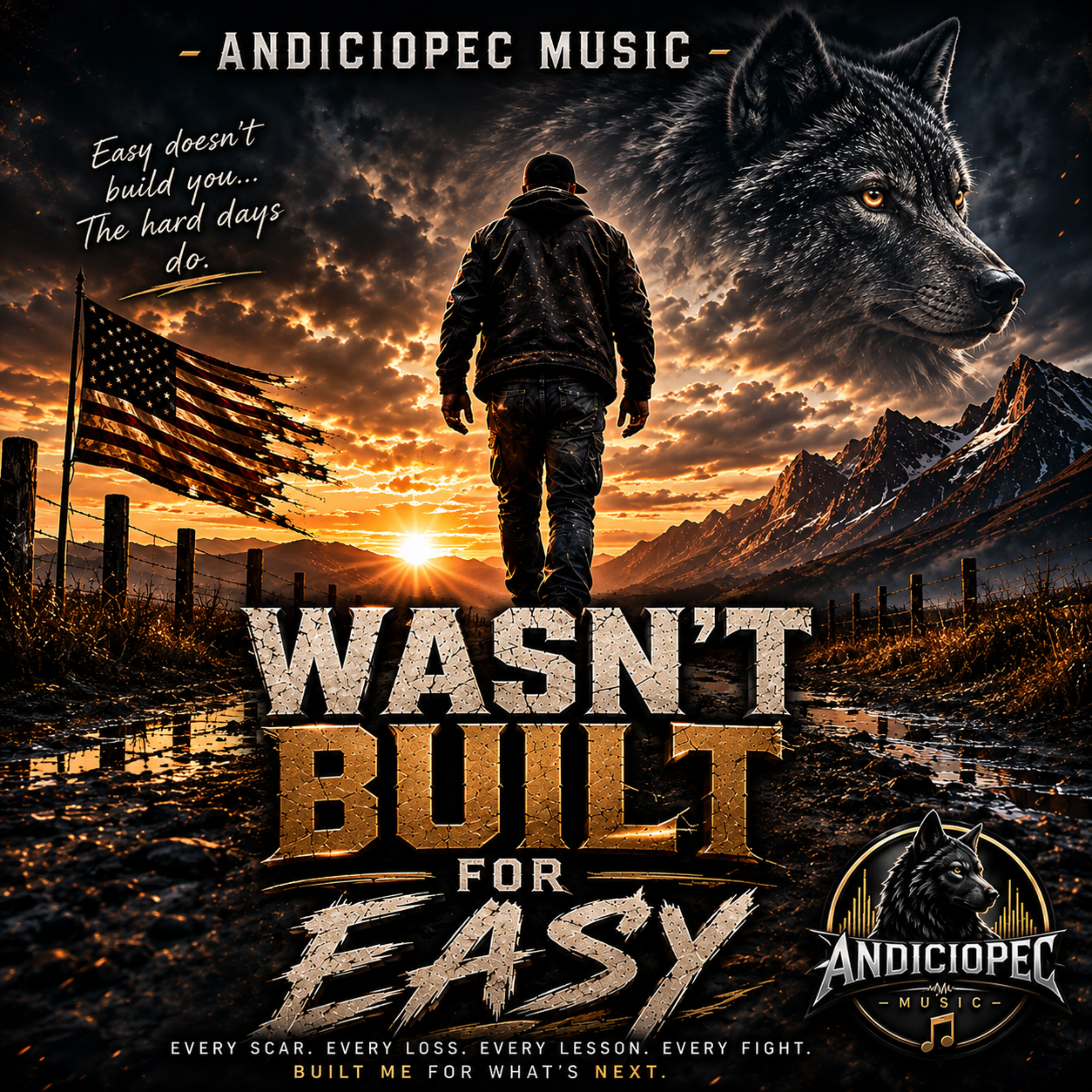 Wasn’t Built for Easy by Andiciopec Music cover art