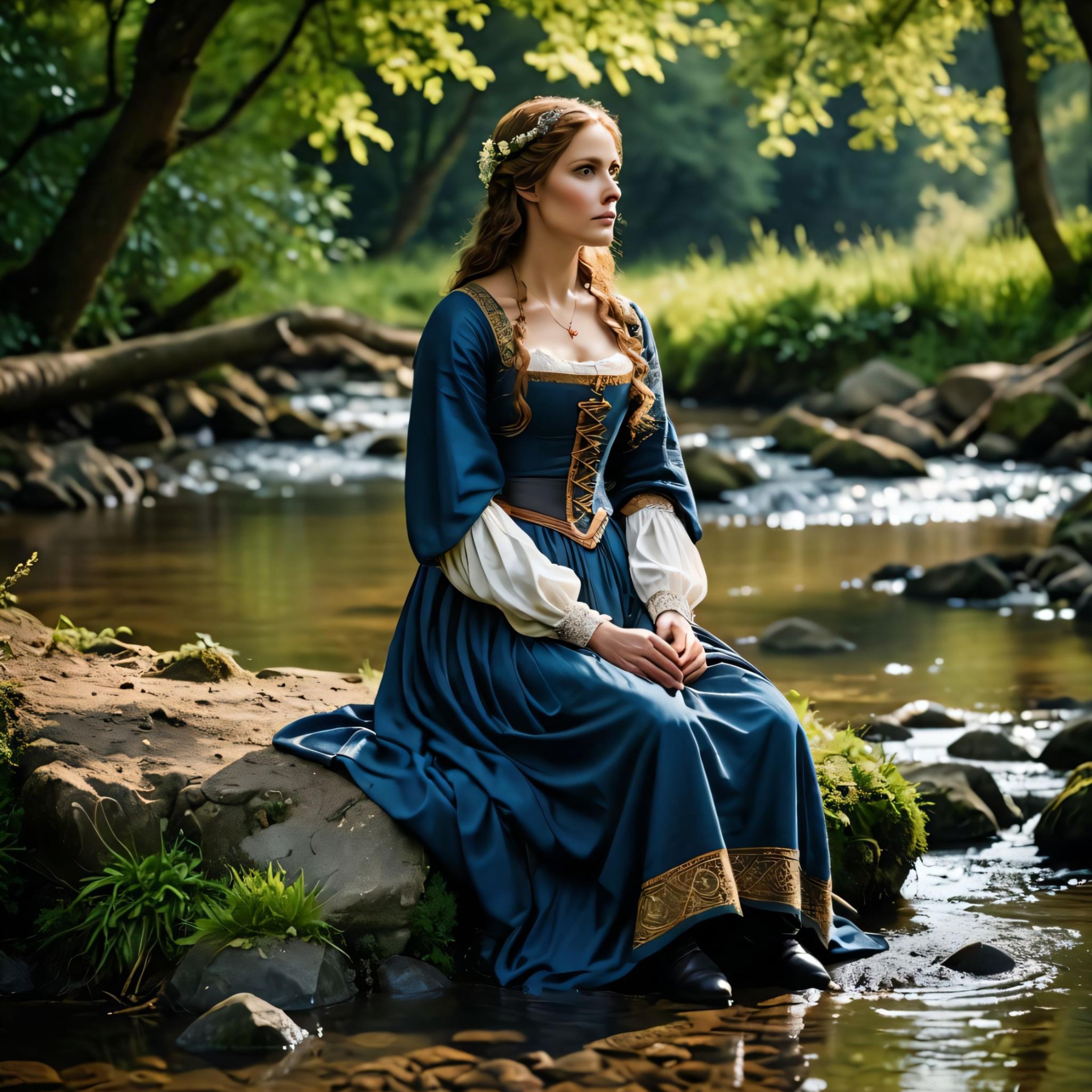 Waiting By The Stream artwork