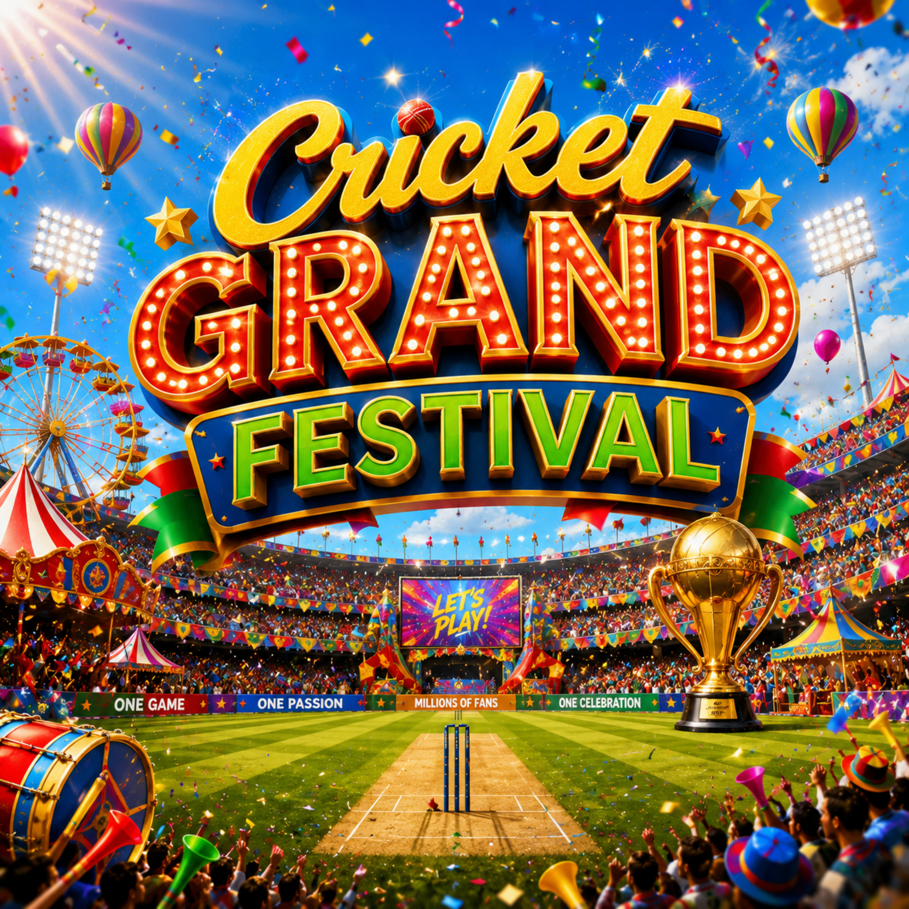 Cricket Grand Festival (ICC Wald Cup) by Rabiul Karim cover art