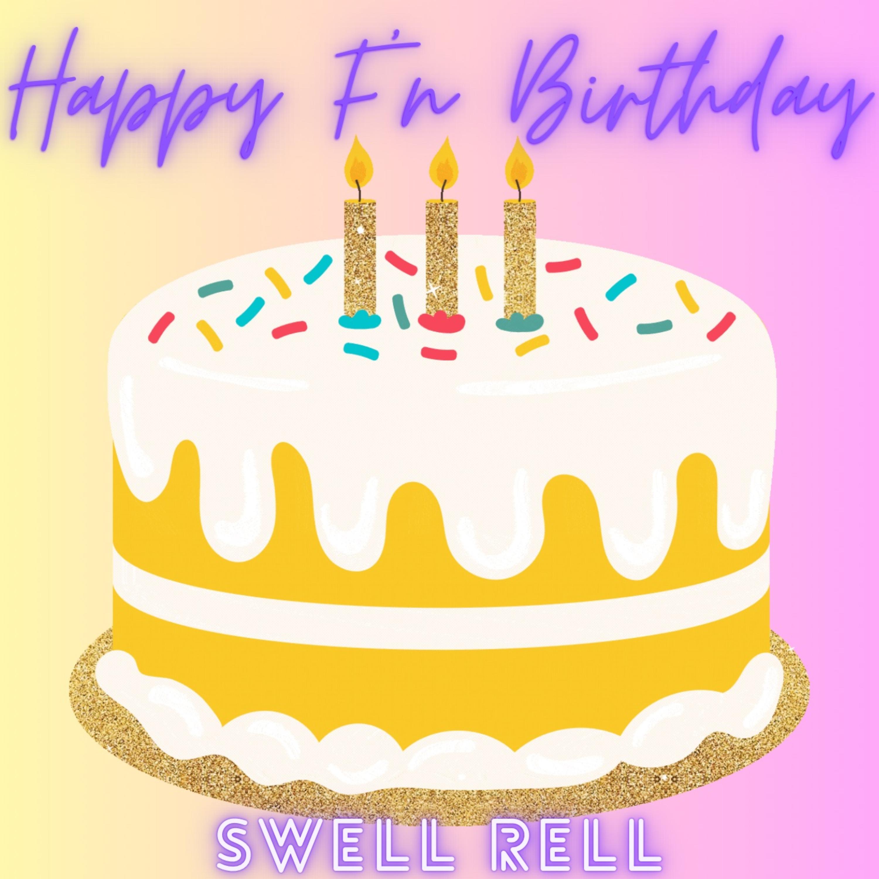 Happy F'n Birthday artwork