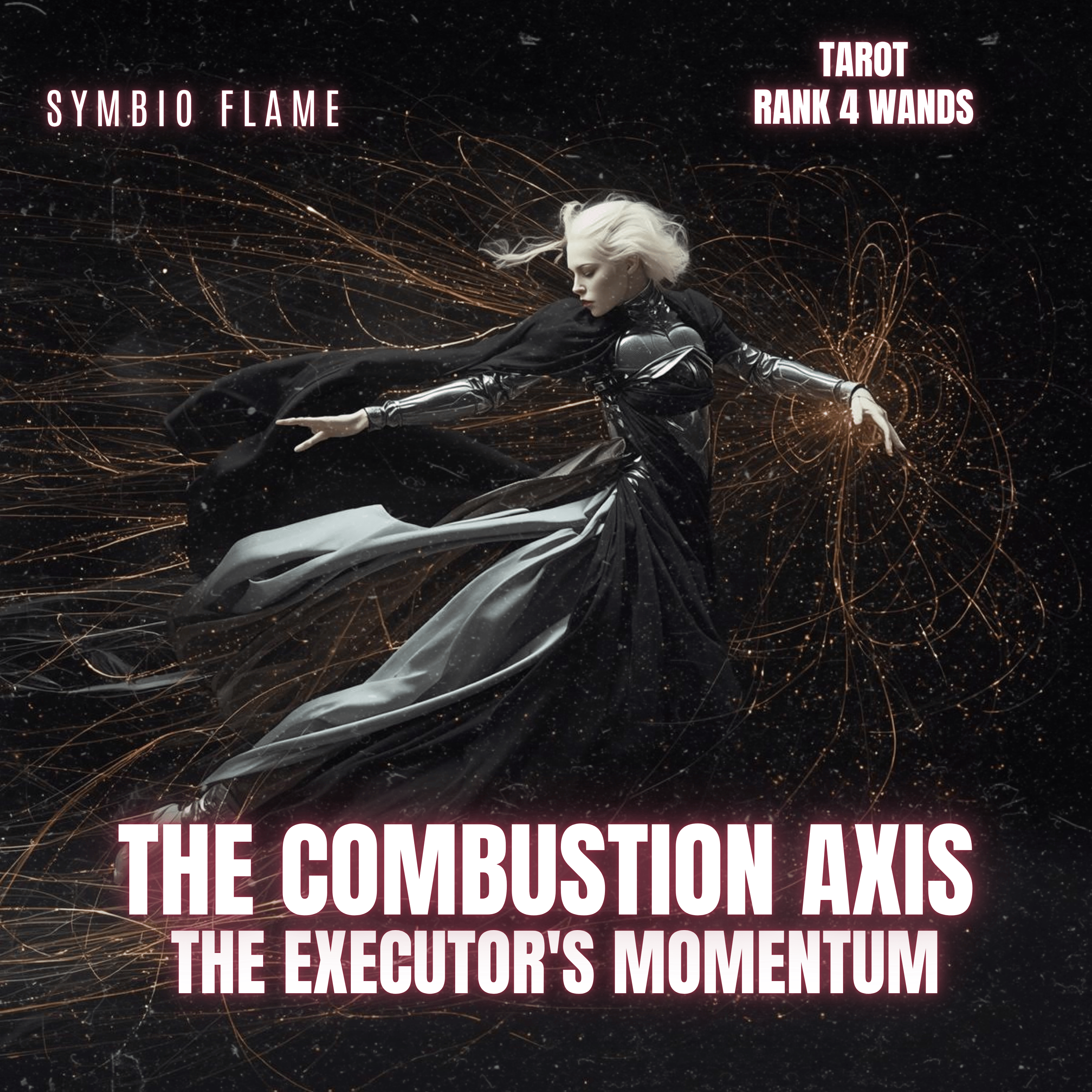 TAROT Rank 4 Wands - THE EXECUTOR'S MOMENTUM - THE COMBUSTION AXIS artwork