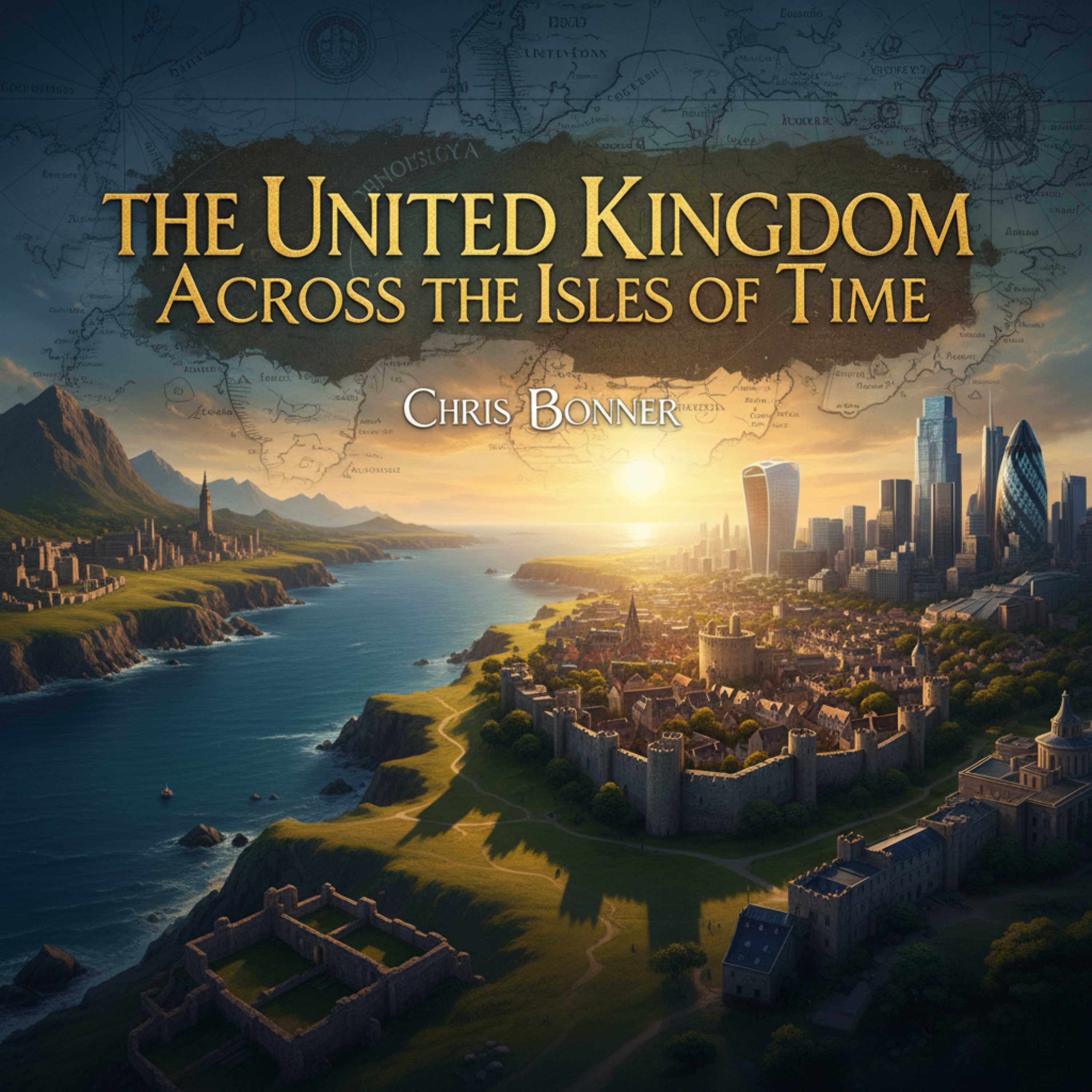 The United Kingdom Across the Isles of Time by Chris Bonner UK cover art
