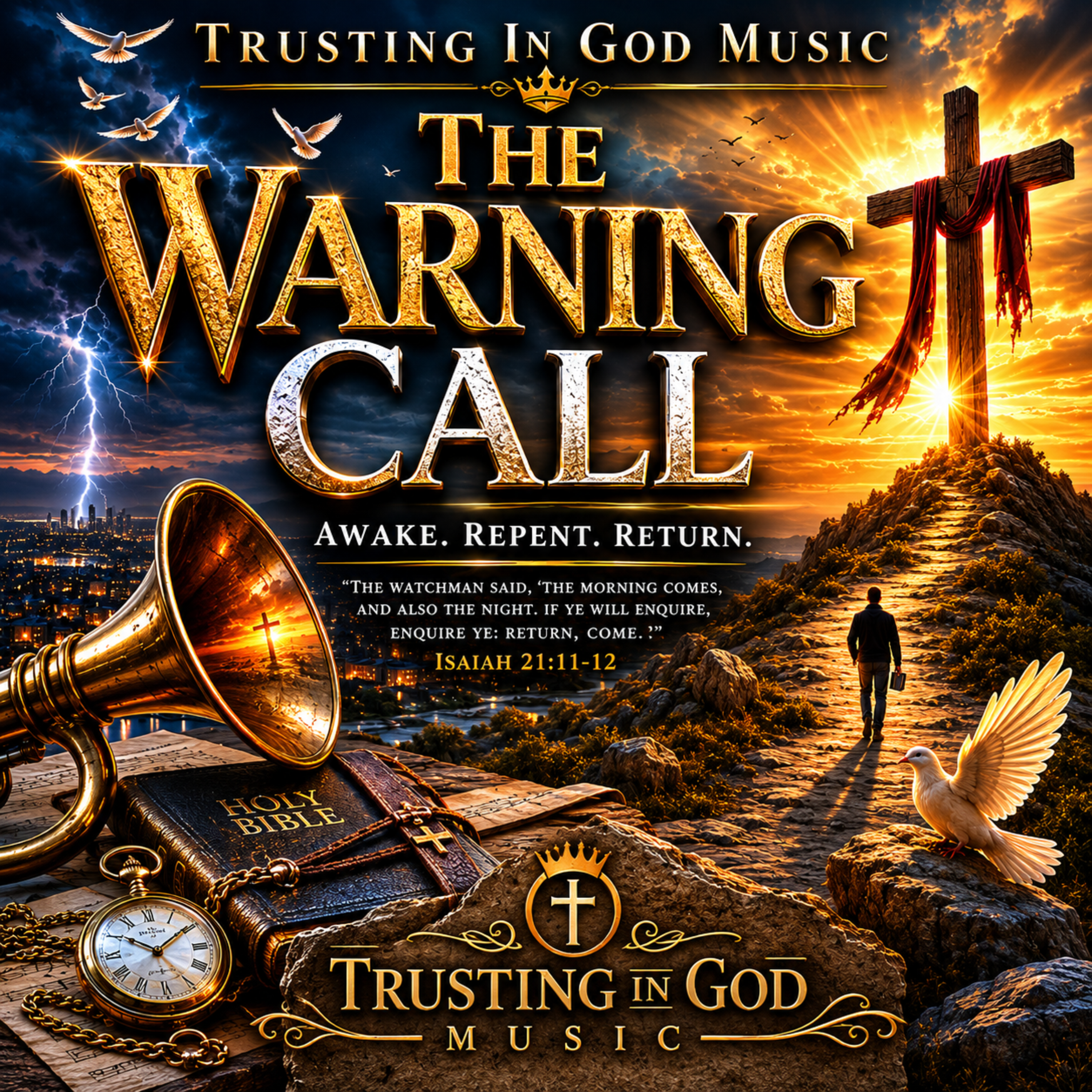 The Warning Call by Trusting in God Music cover art