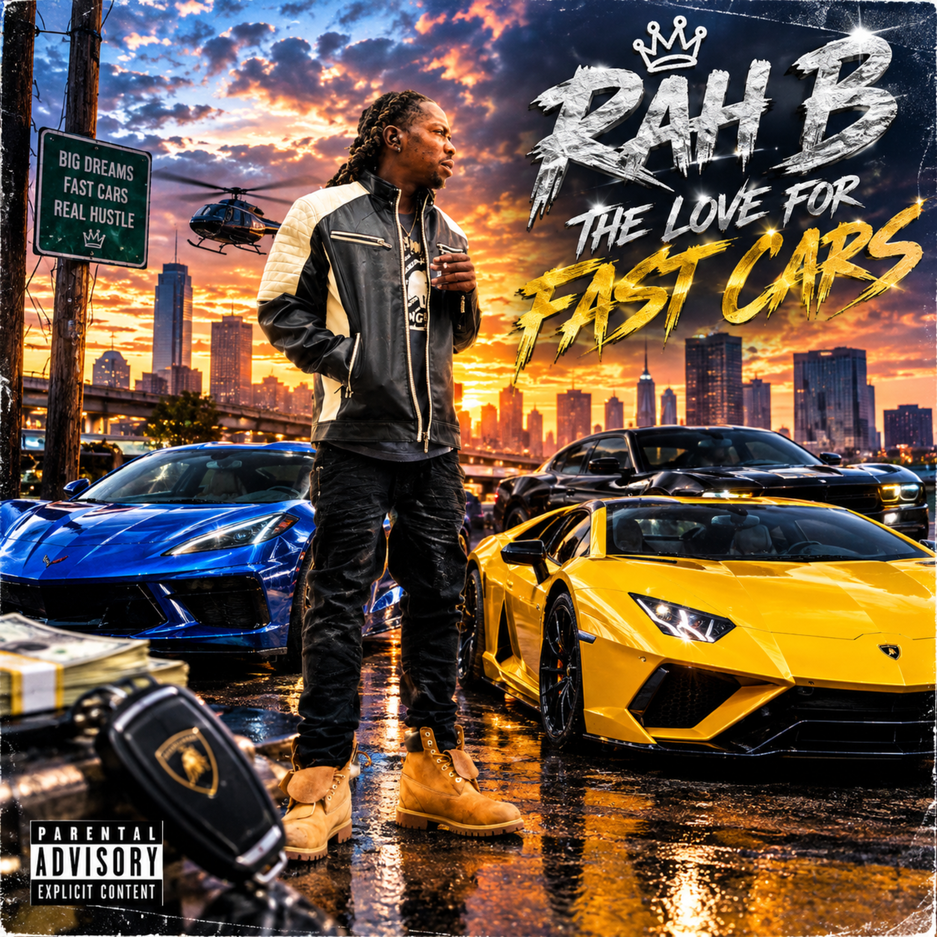 THE LOVE FOR FAST CARS by Rah B cover art