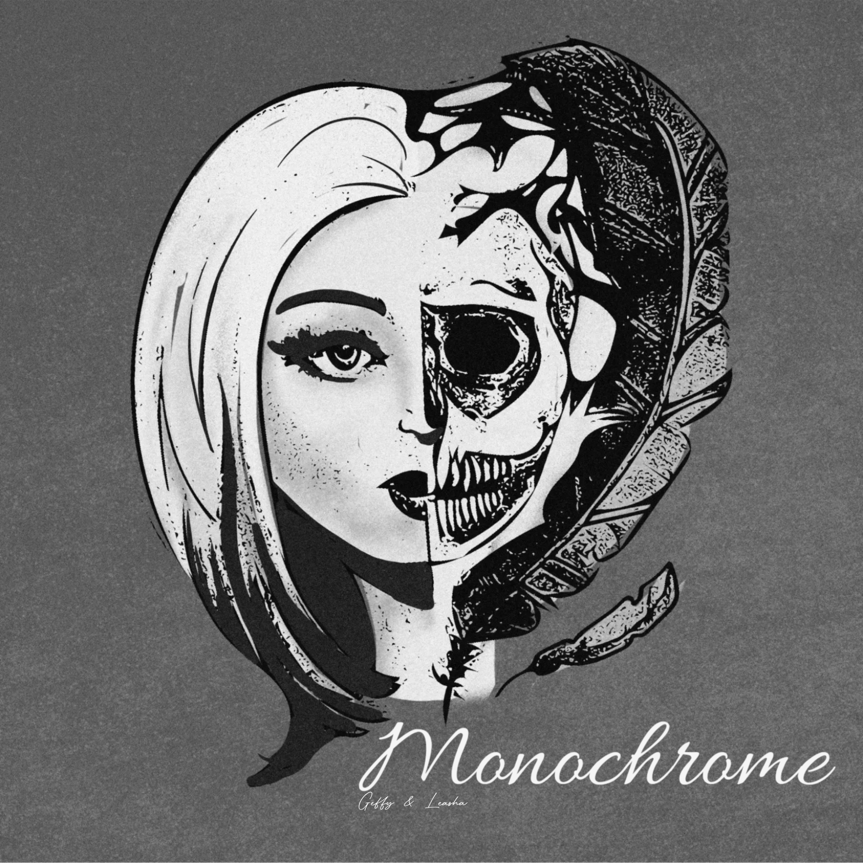 Monochrome artwork