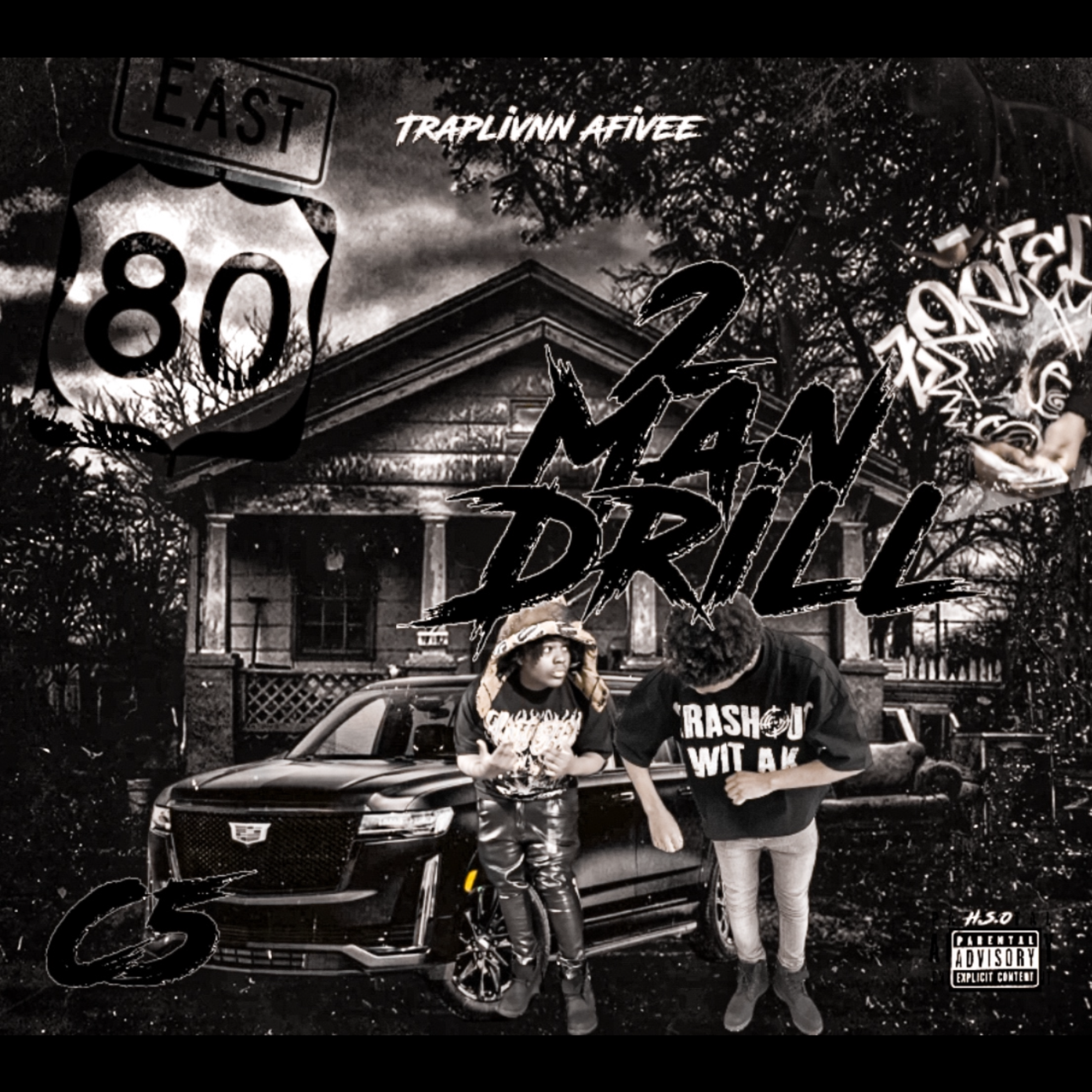 2 MAN DRILL artwork
