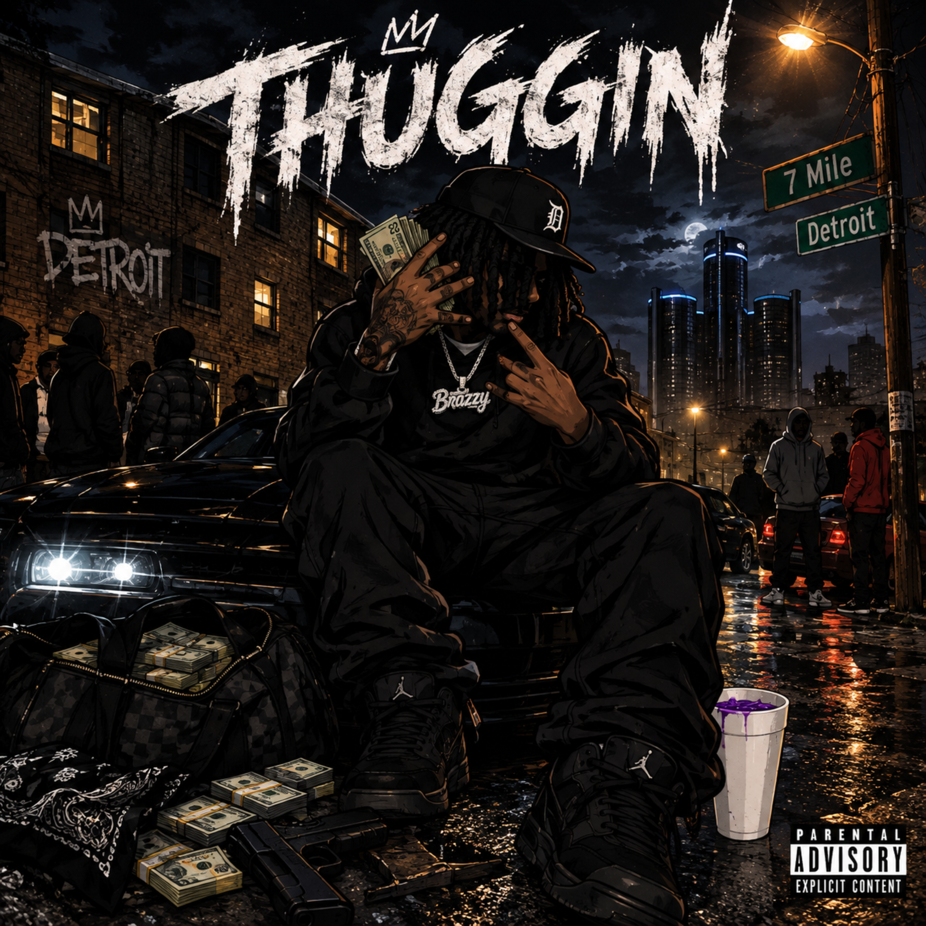 Thuggin by Brazzy  cover art