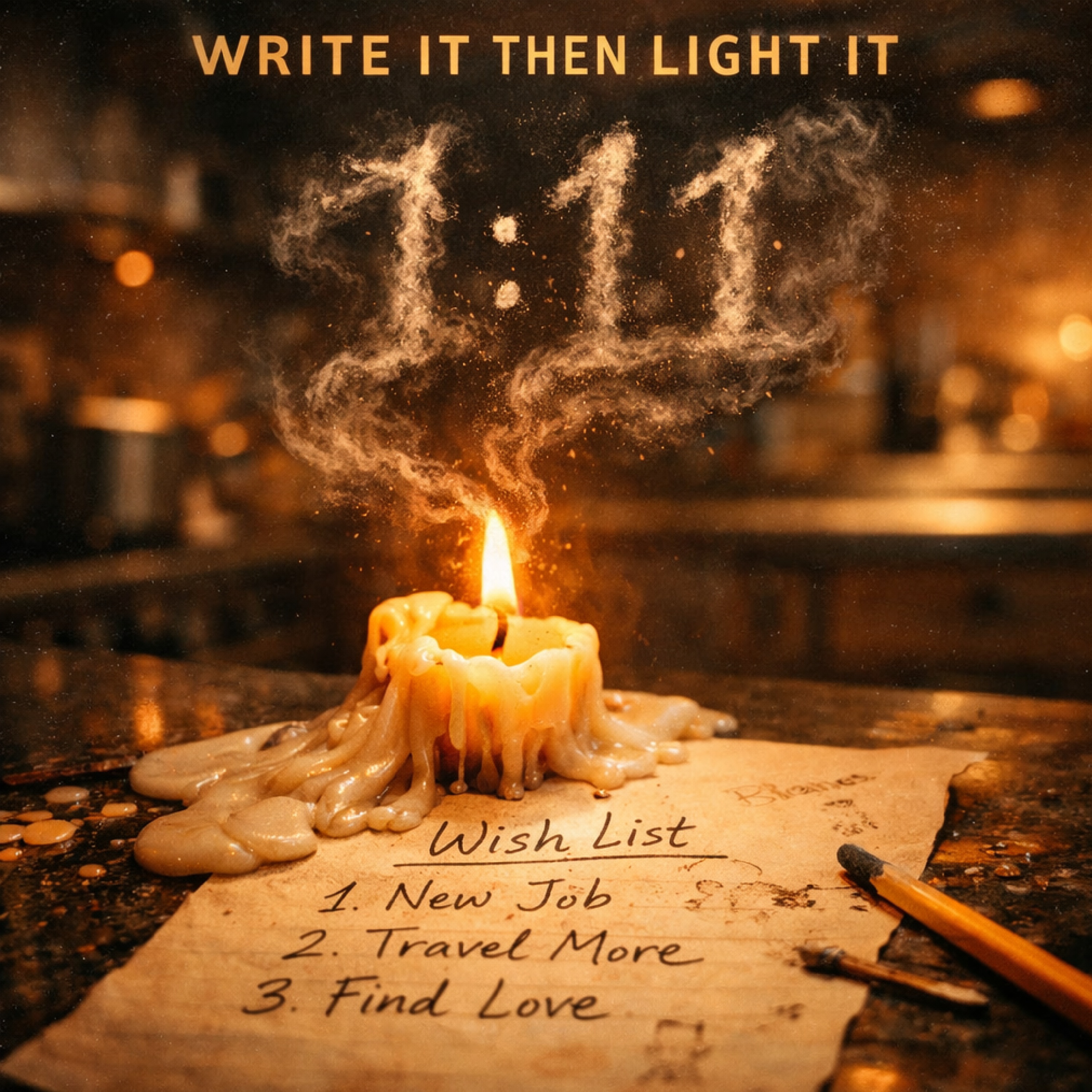 WRITE IT THEN LIGHT IT artwork
