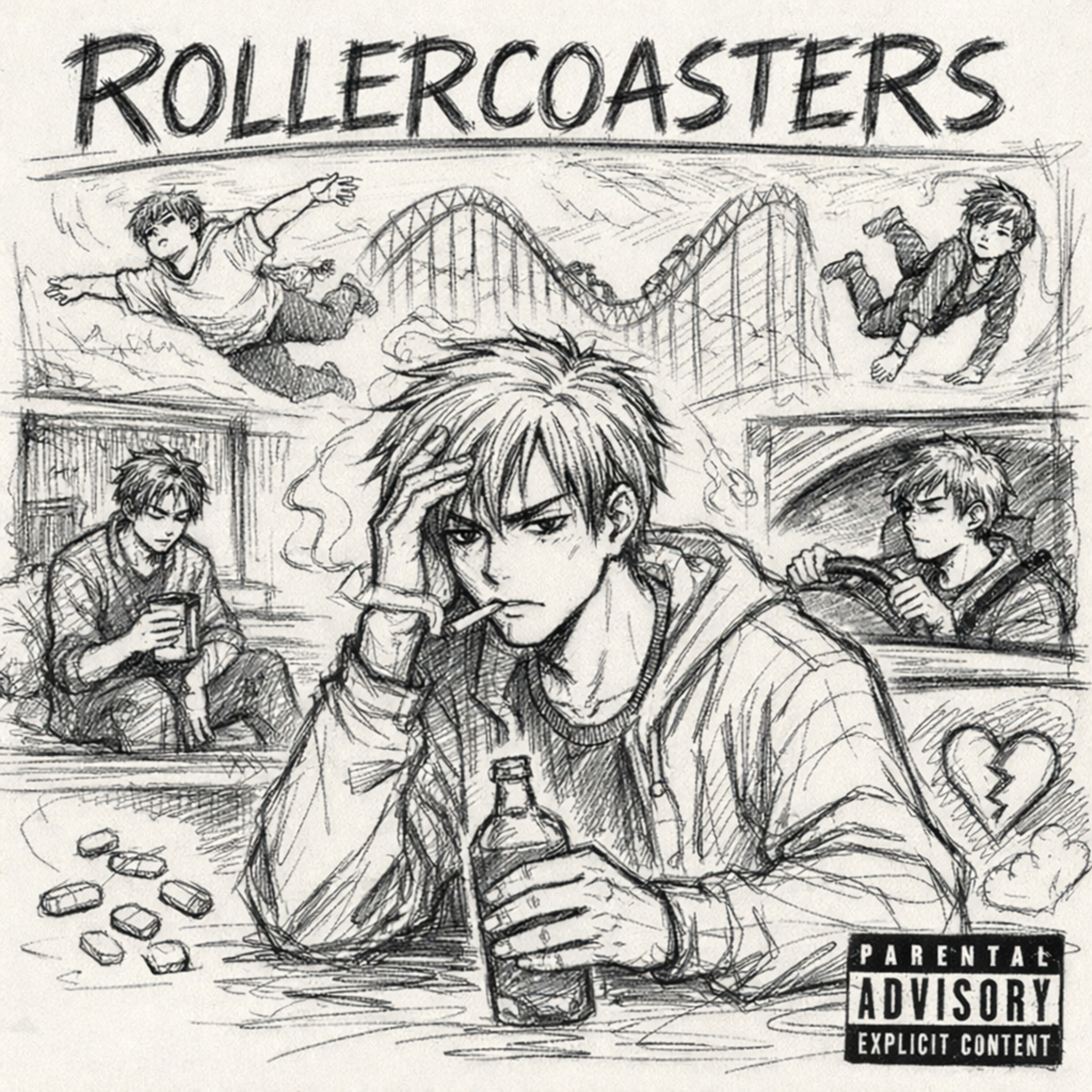 ROLLERCOASTERS artwork