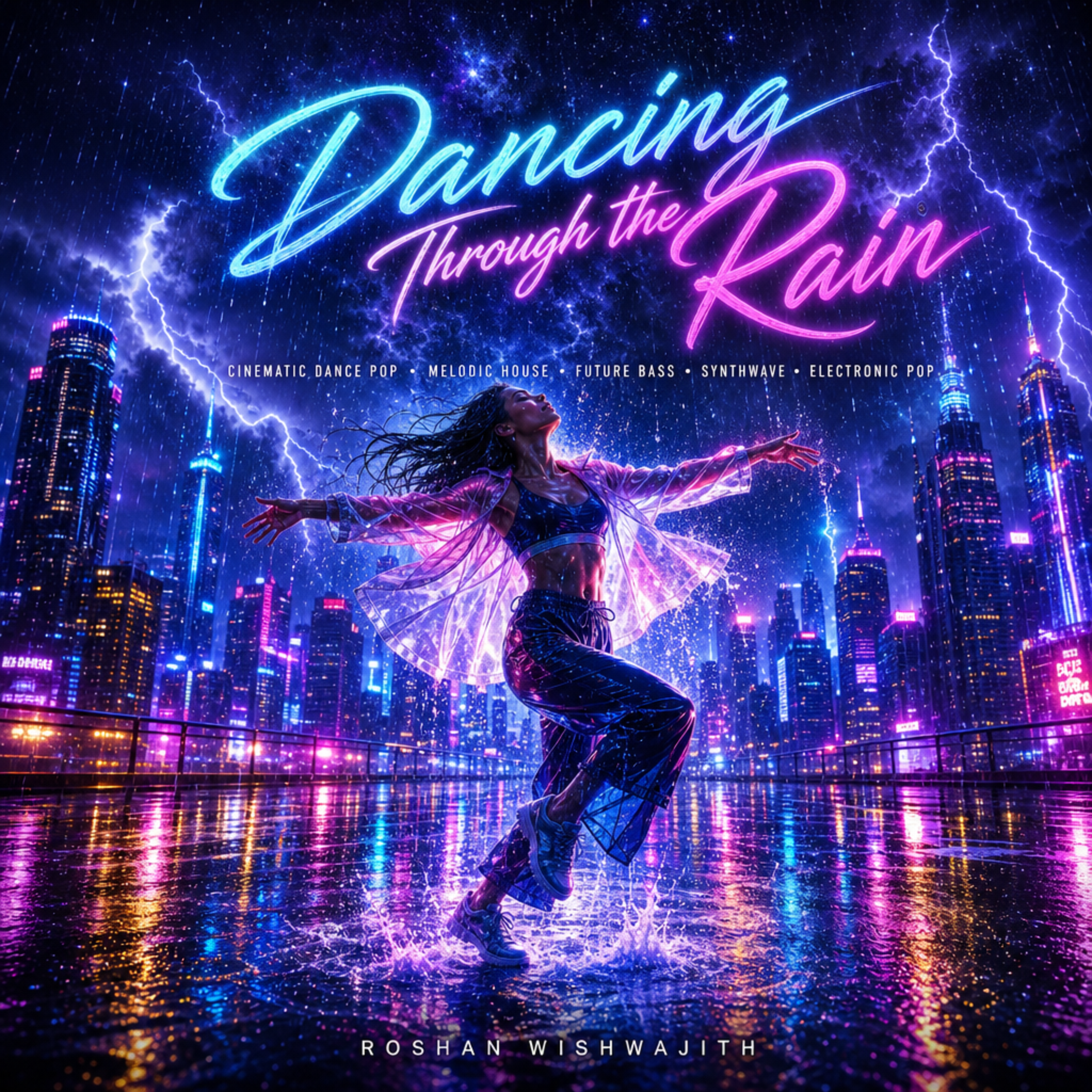 Dancing Through the Rain by Roshan Wishwajith cover art