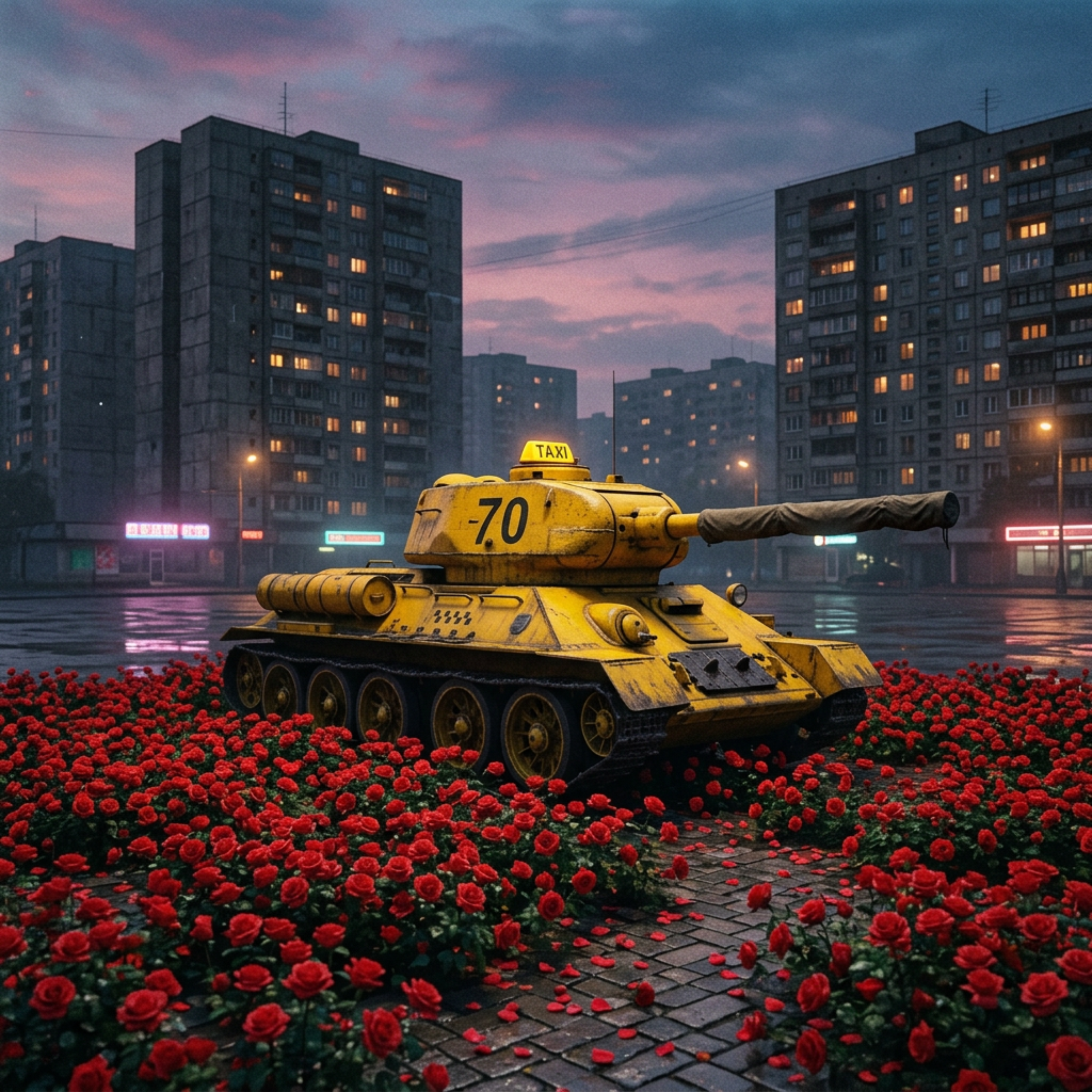 A Million Red Roses by Checker Cab 70 cover art