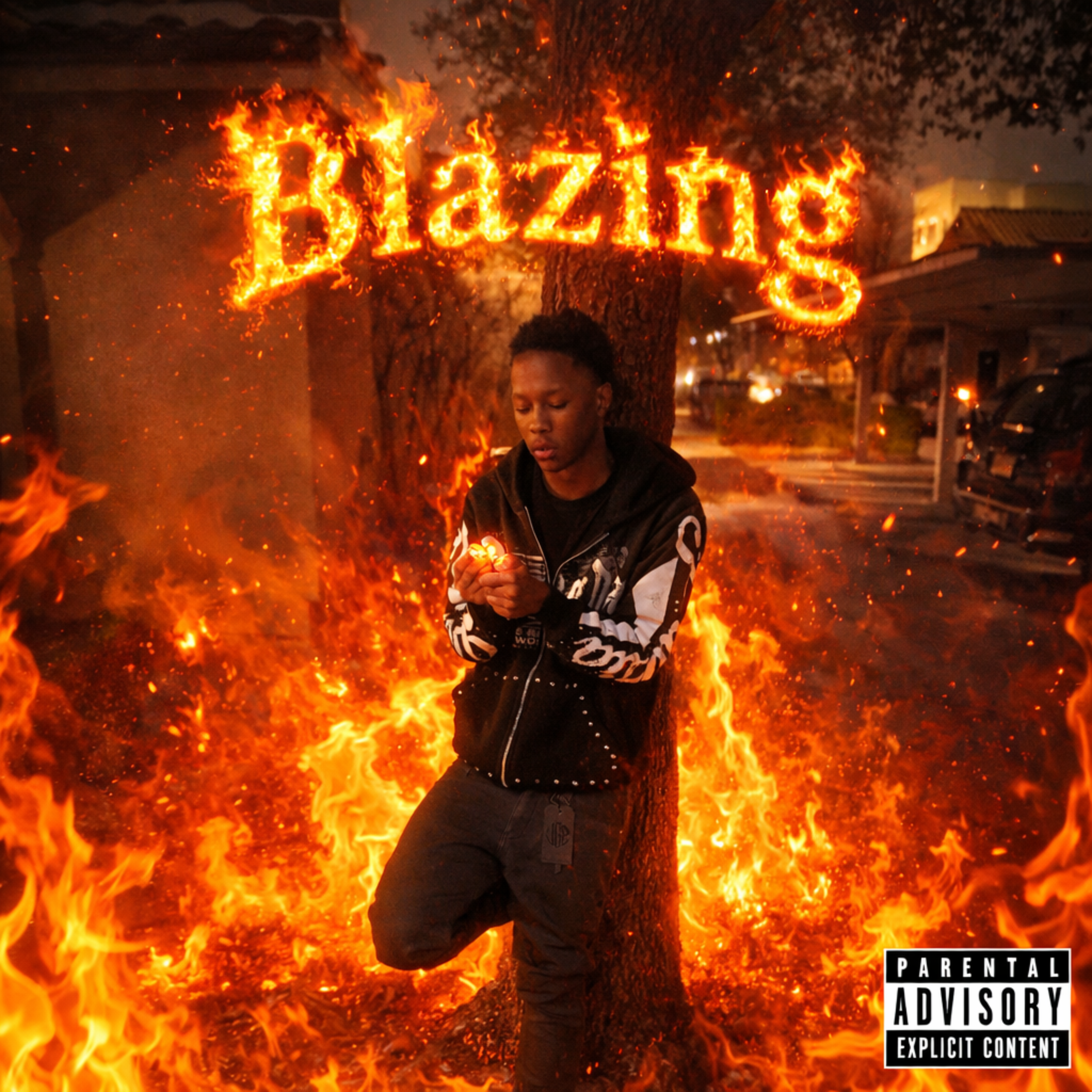 Blazing artwork