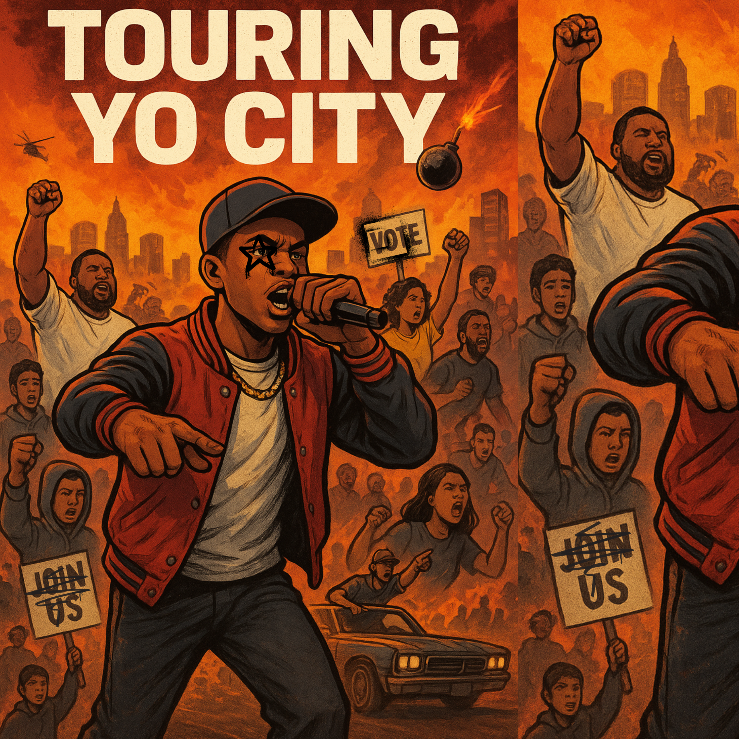 Touring Yo City artwork
