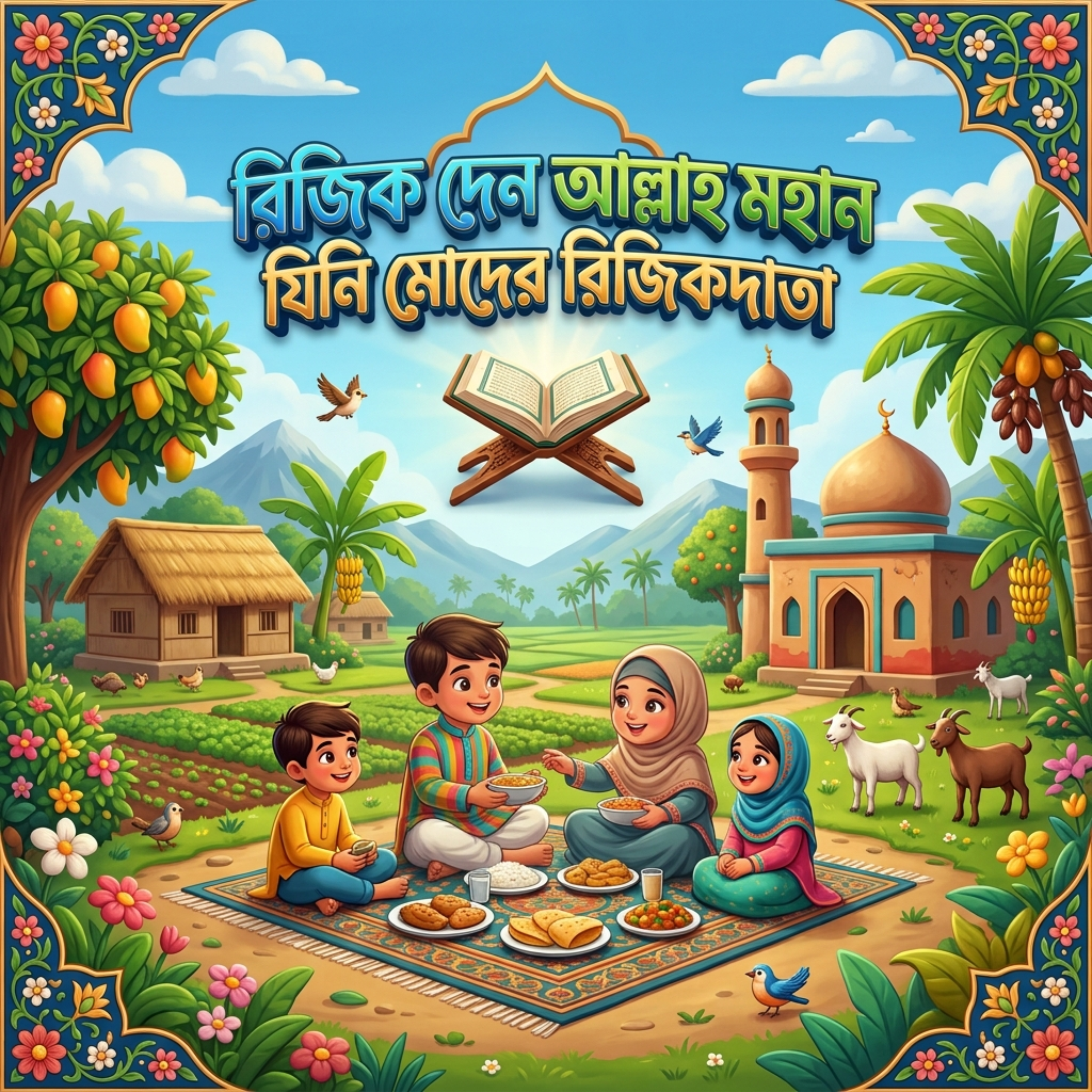 রিজিক দেন আল্লাহ মহান যিনি মোদের রিজিকদাতা Rijik Den Allah Mohan Jini Moder Rijikdata by Mubin TusHar cover art