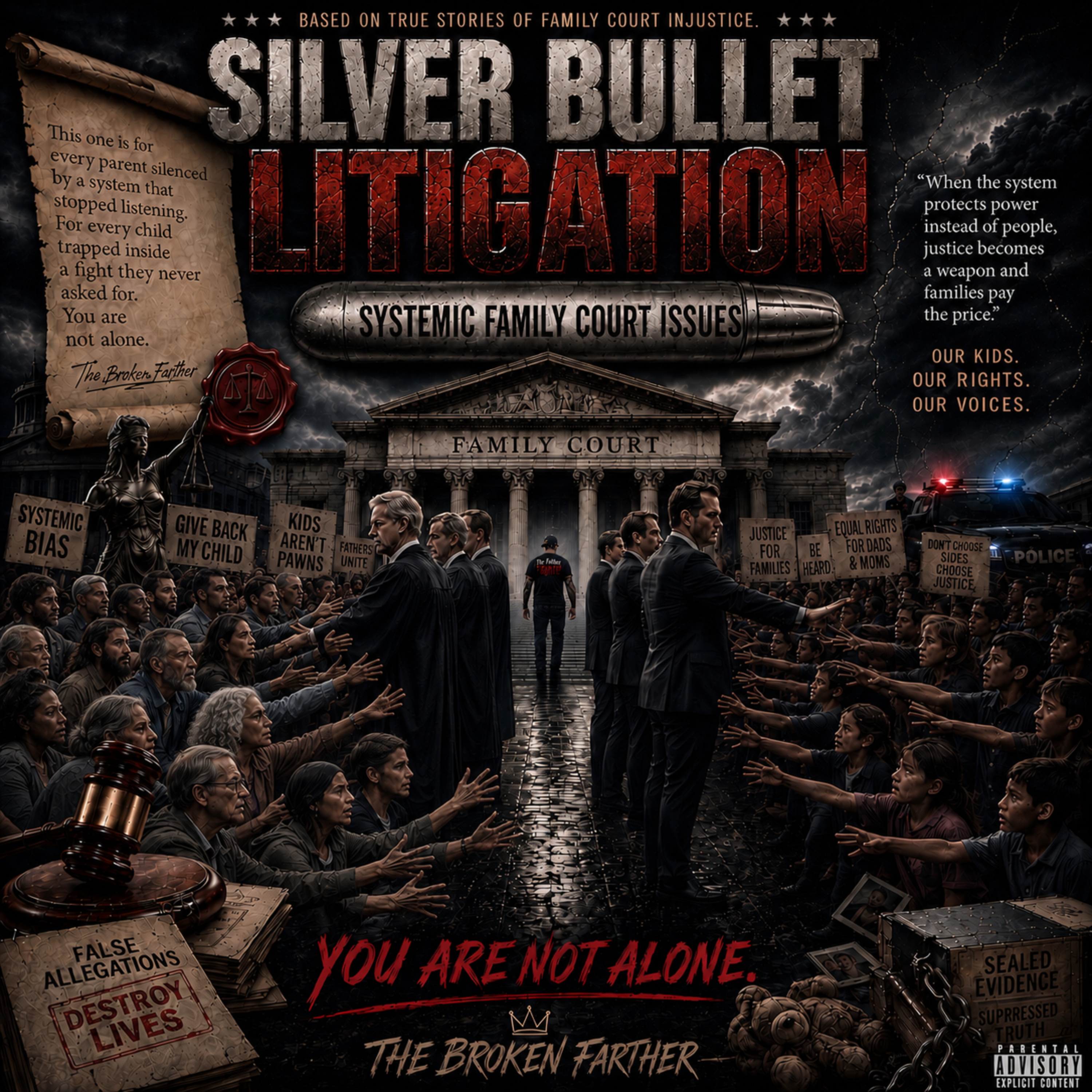 SILVER BULLET LITIGATION by The Broken Farther cover art