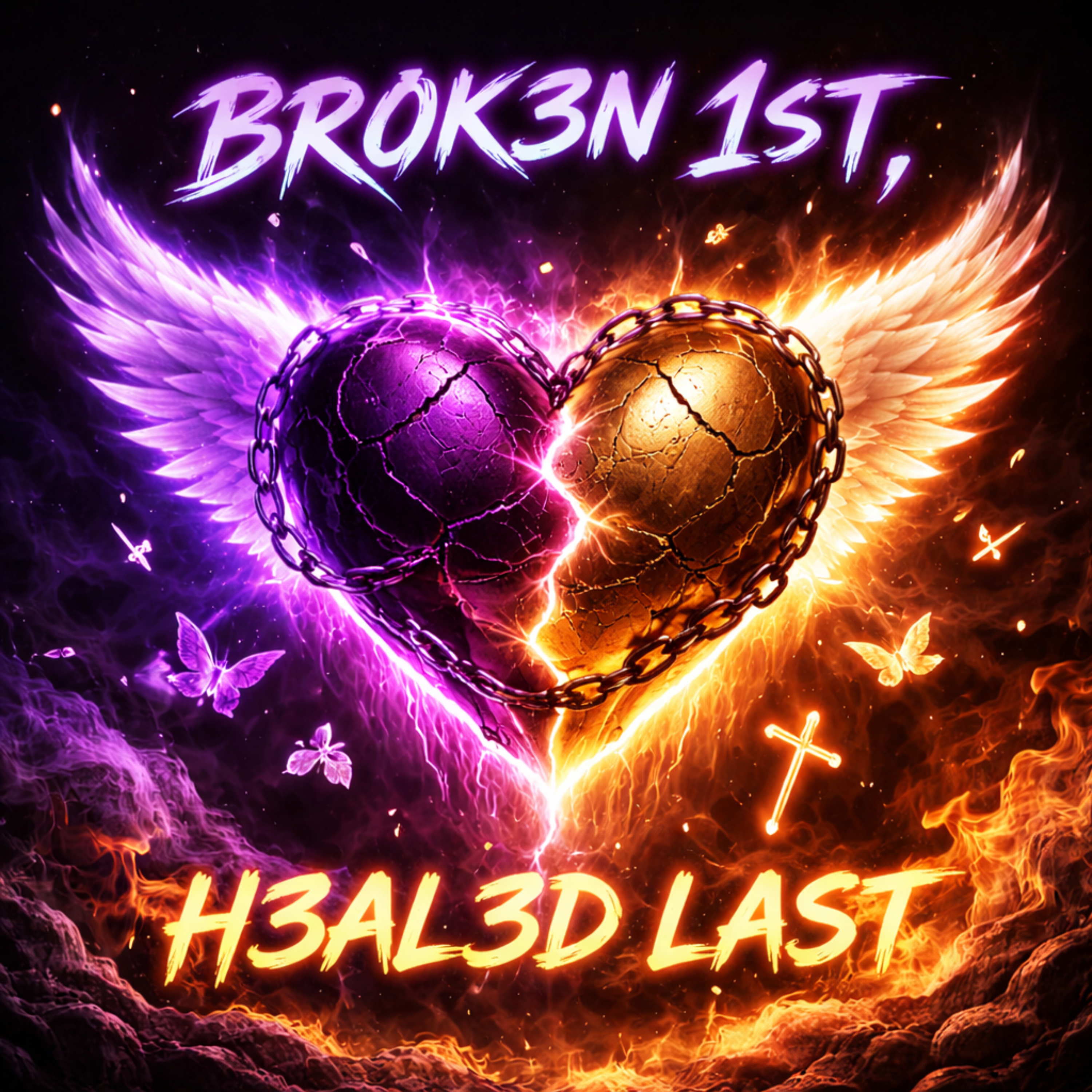 BROK3N 1ST & H3AL3D LAST artwork