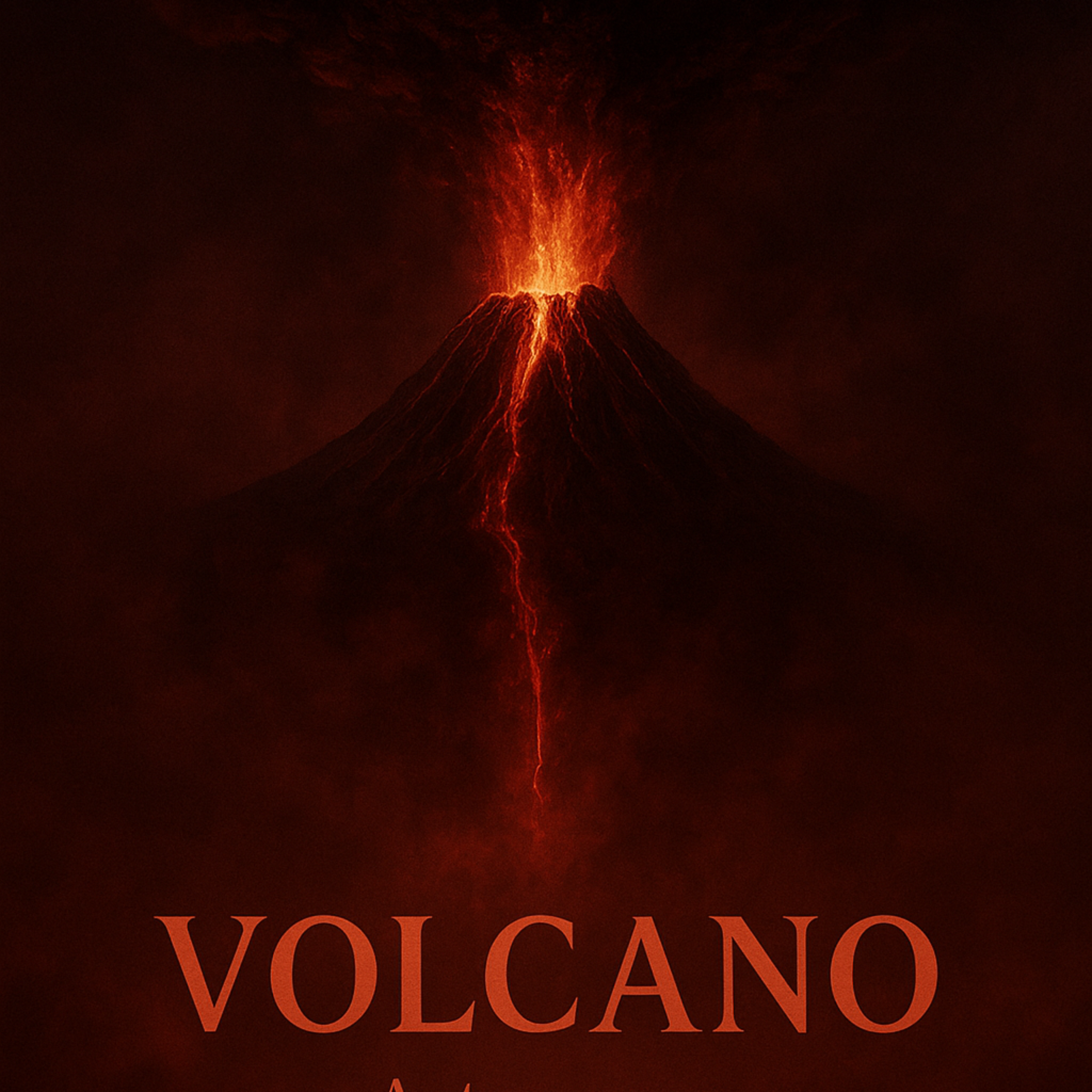 Volcano artwork