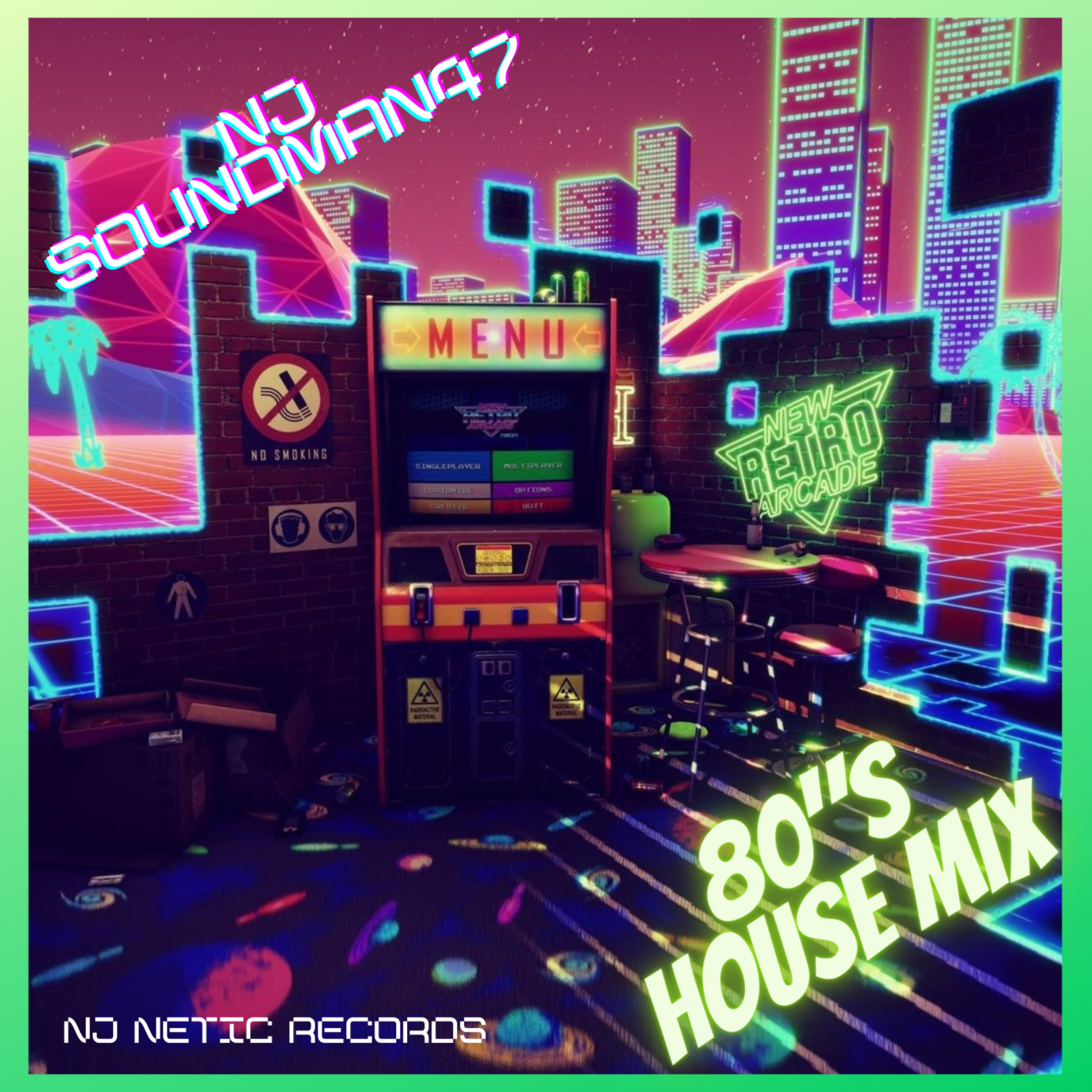 80"S HOUSE MIX artwork