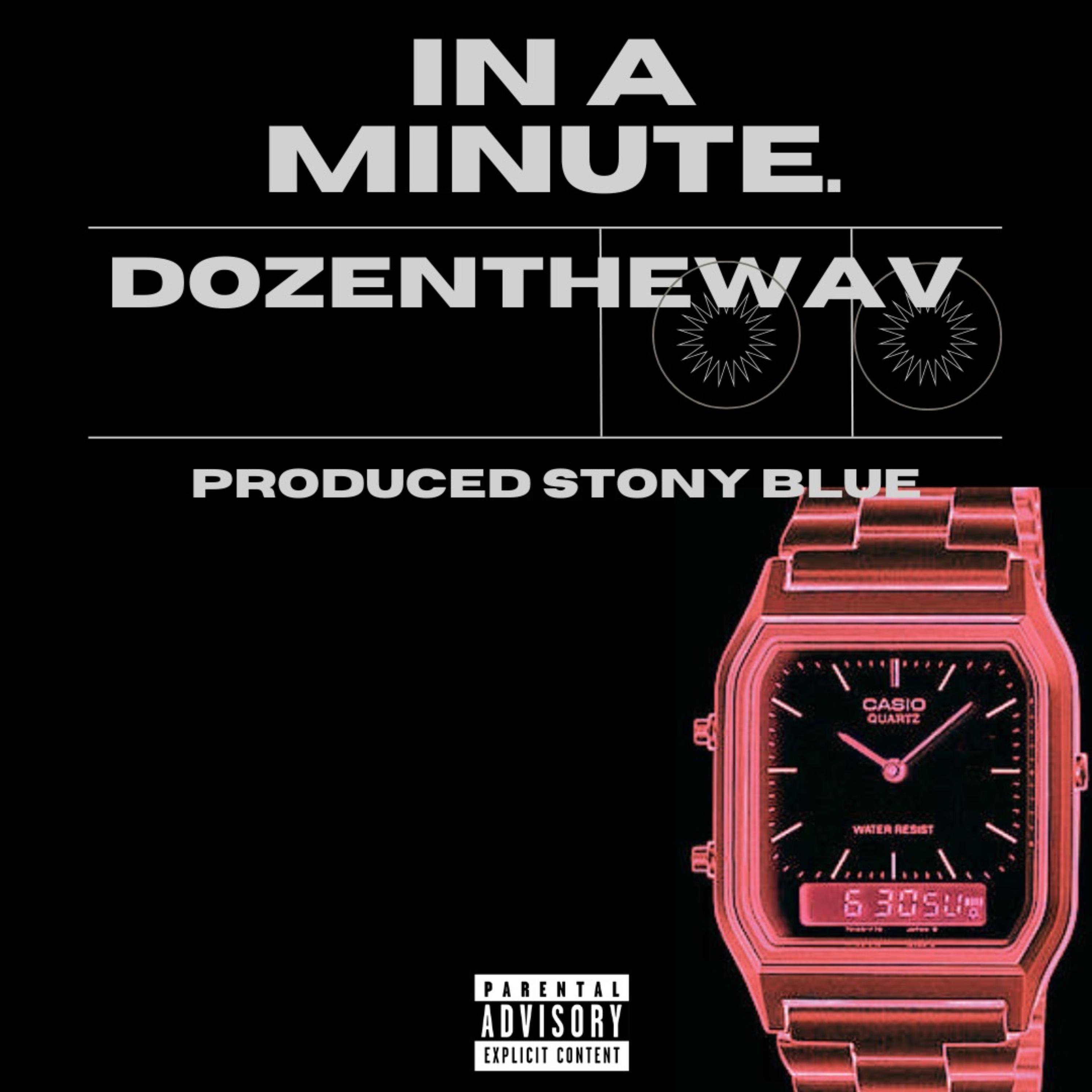 in a minute. artwork