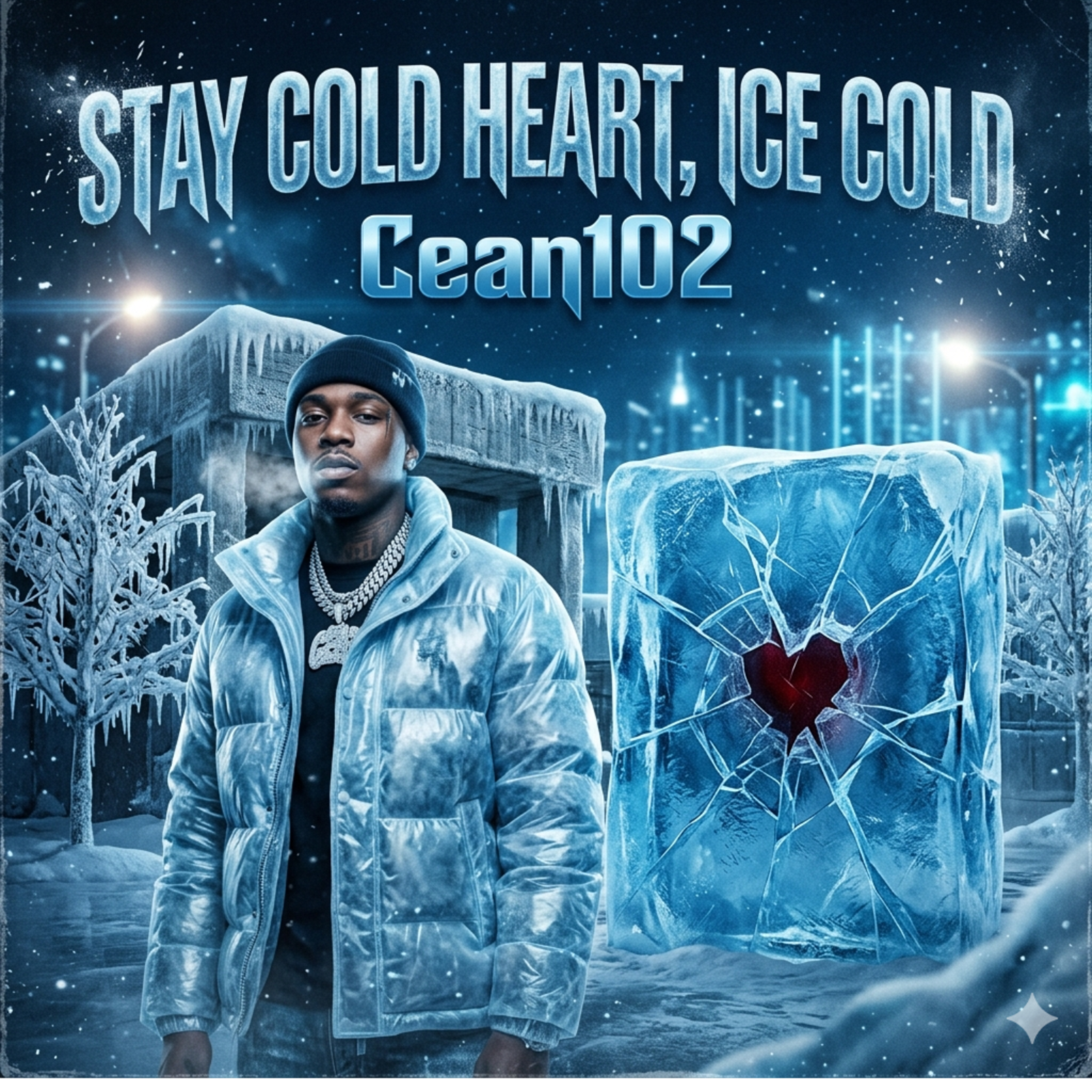 Stay cold heart ice cold artwork