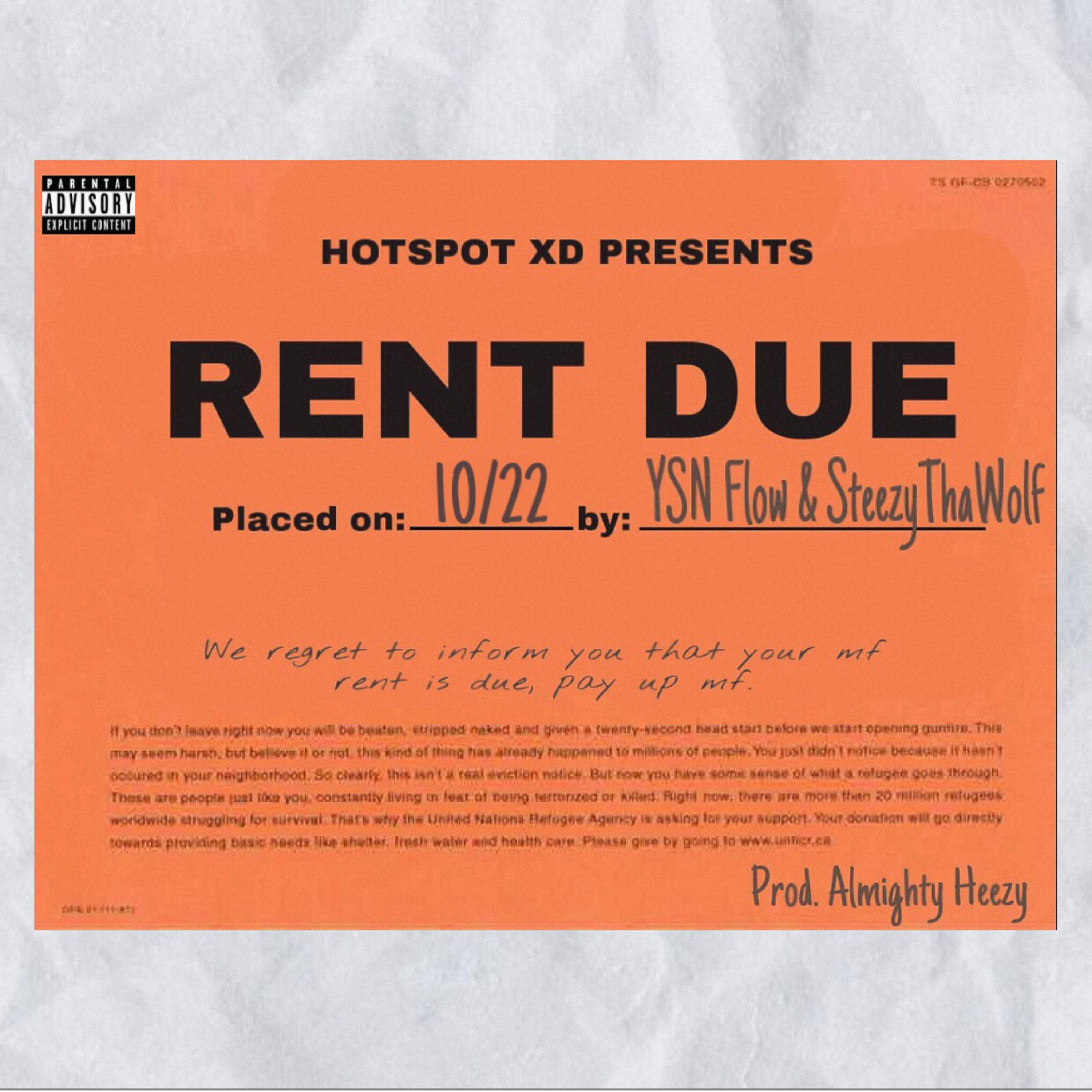 Rent Due artwork