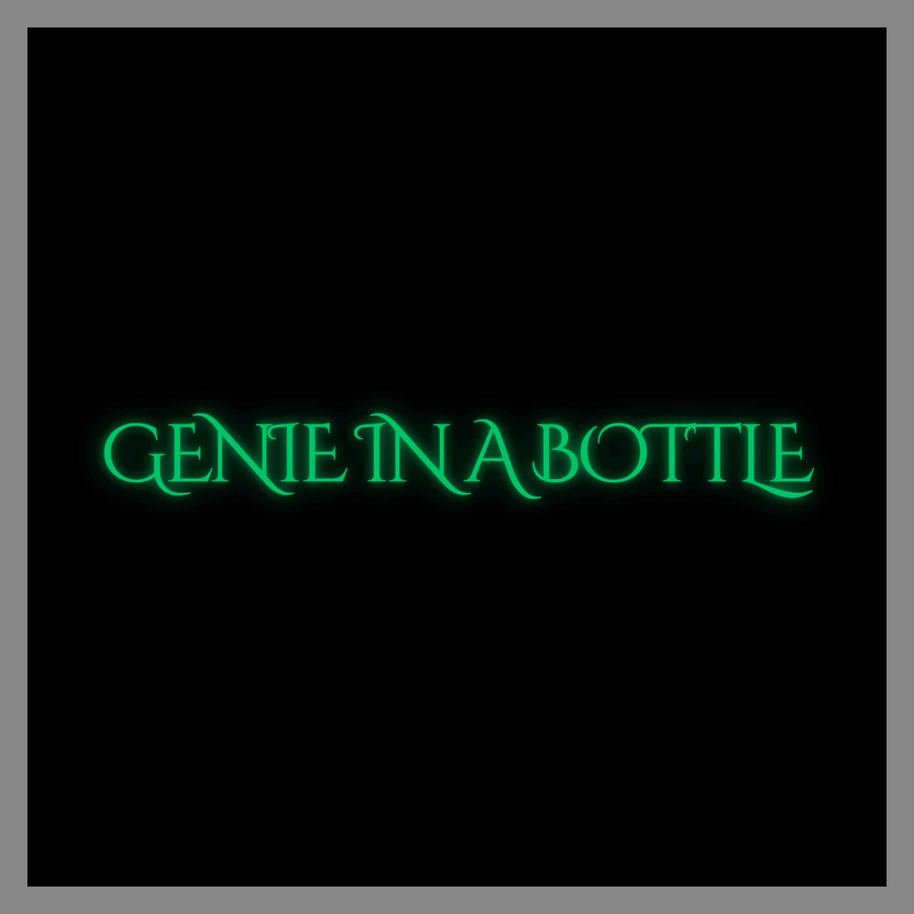 Genie in a bottle (nightcore) artwork